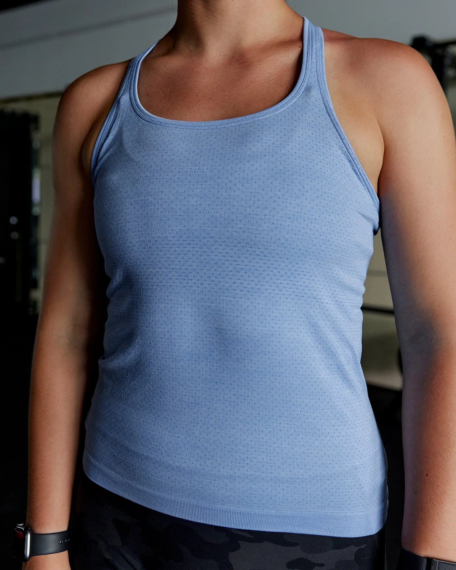 AeroFLX+ Seamless Tank - Cornflower Blue Marl sold by LSKD product image thumbnail 5
