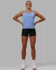 AeroFLX+ Seamless Tank - Cornflower Blue Marl sold by LSKD