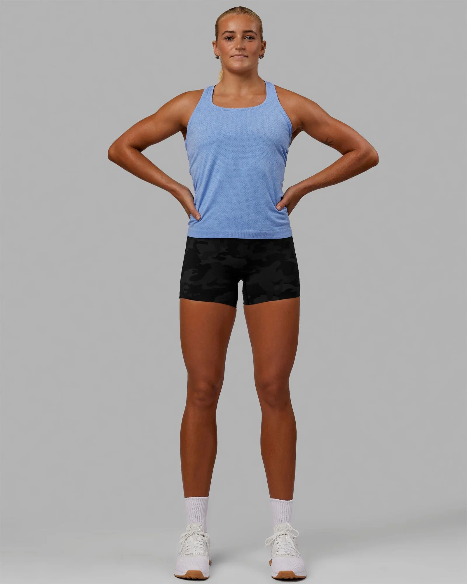 AeroFLX+ Seamless Tank - Cornflower Blue Marl sold by LSKD