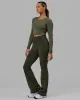 Ultra Soft Seamless Long Sleeve Top - Olive Fade sold by LSKD