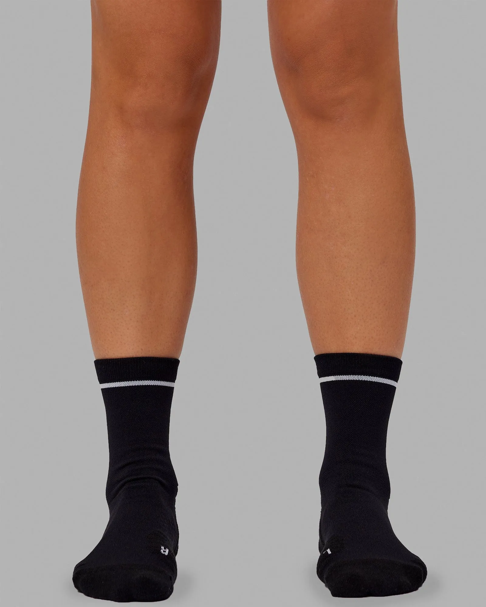 Fast Performance Quarter Socks - Black-White sold by LSKD product image thumbnail 2