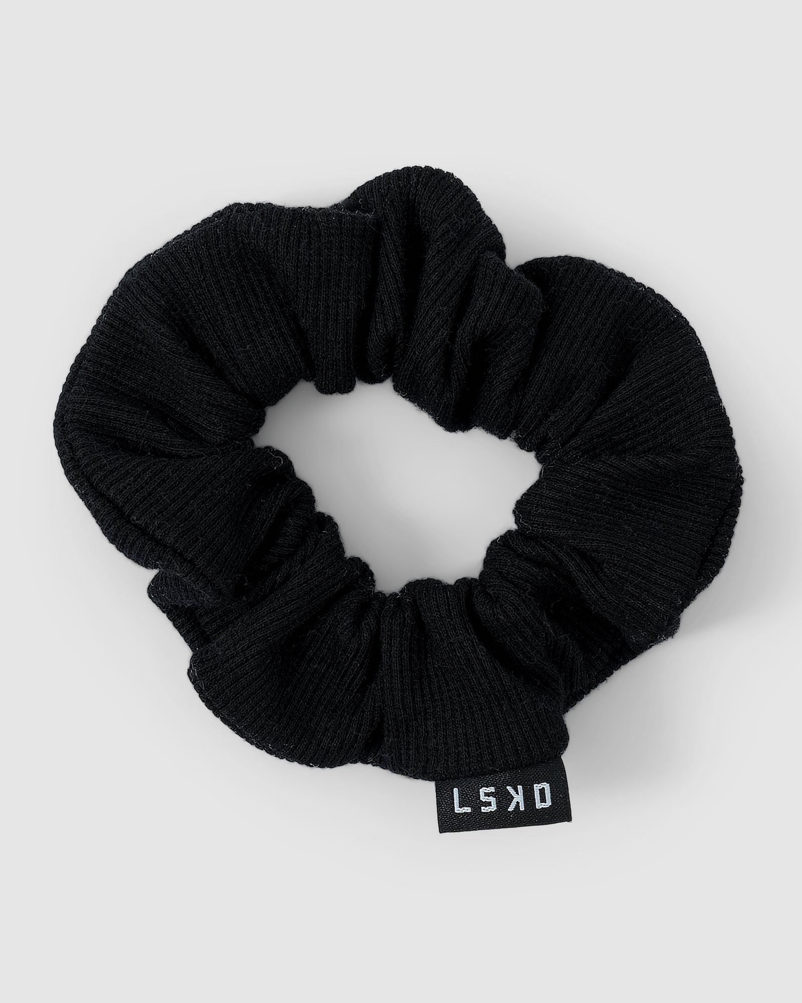 Rib Scrunchie - Black sold by LSKD