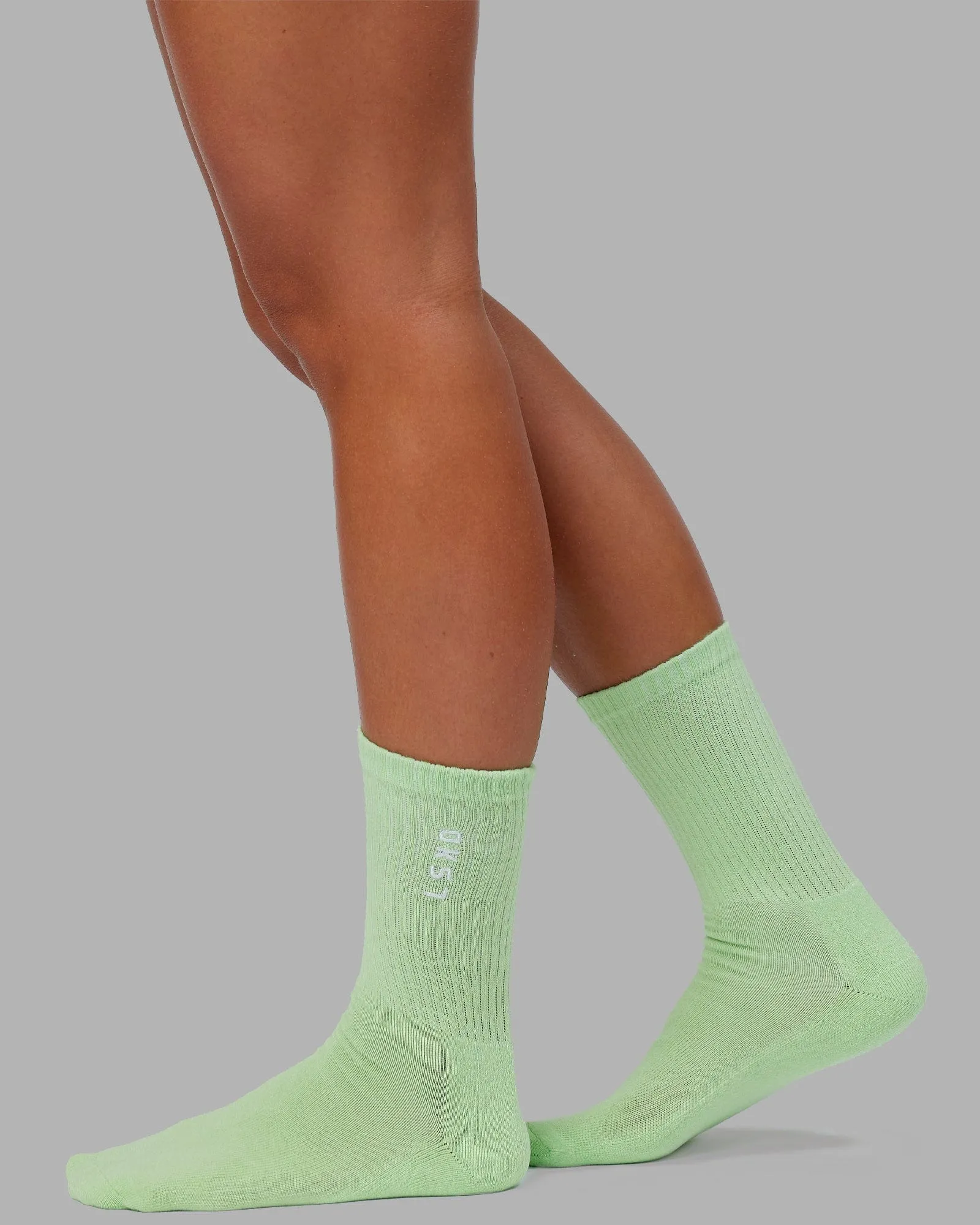 Signal Crew Socks 3 Pack - Cornflower Blue/Pale Lilac/Green Fig sold by LSKD product image thumbnail 4