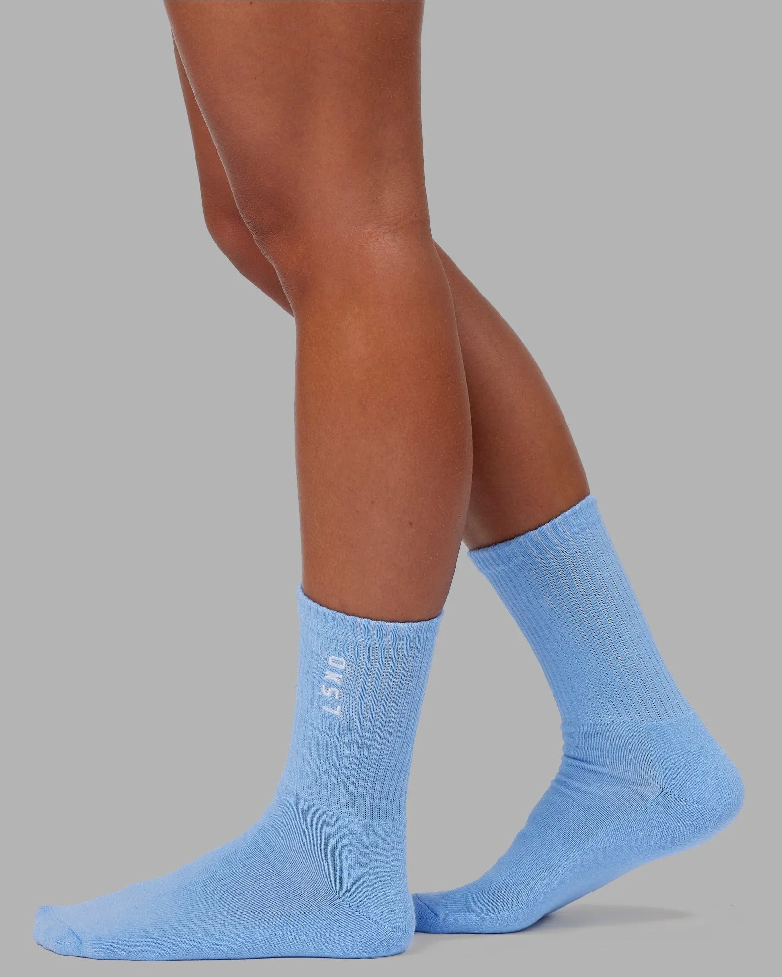 Signal Crew Socks 3 Pack - Cornflower Blue/Pale Lilac/Green Fig sold by LSKD product image thumbnail 2