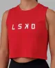 Agile FLXCotton Tank - Infrared-White sold by LSKD