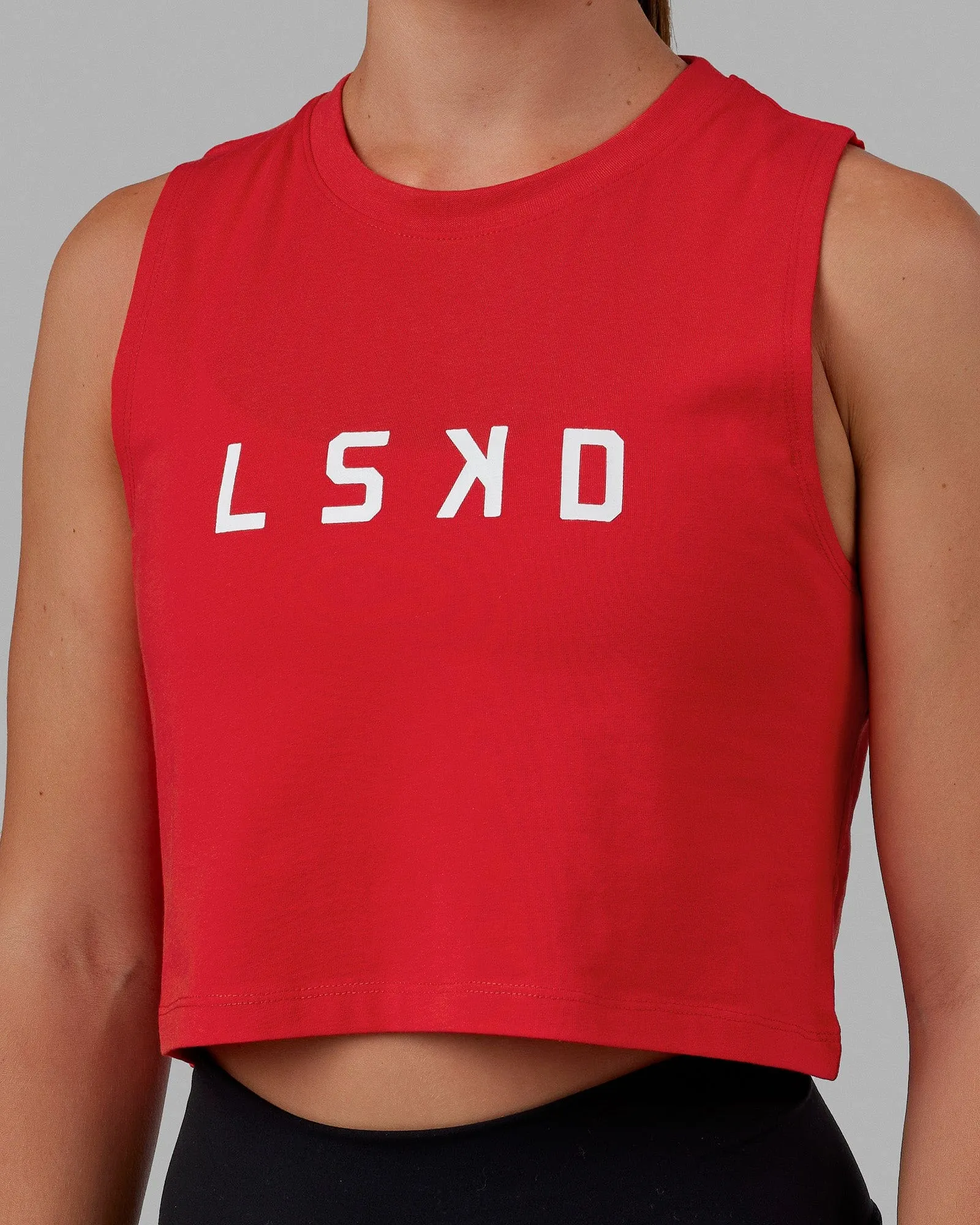 Agile FLXCotton Tank - Infrared-White sold by LSKD product image thumbnail 5