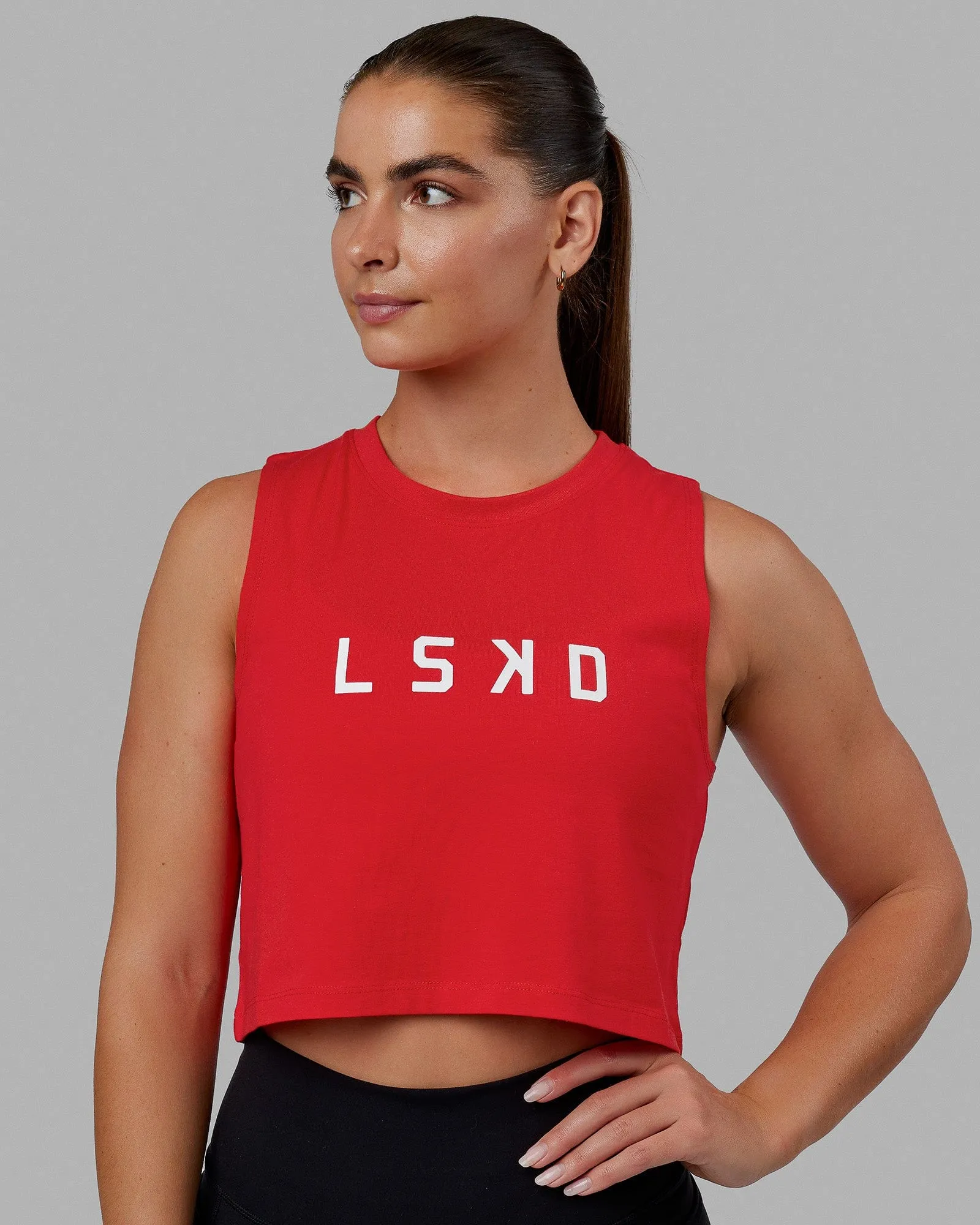 Agile FLXCotton Tank - Infrared-White sold by LSKD product image thumbnail 2