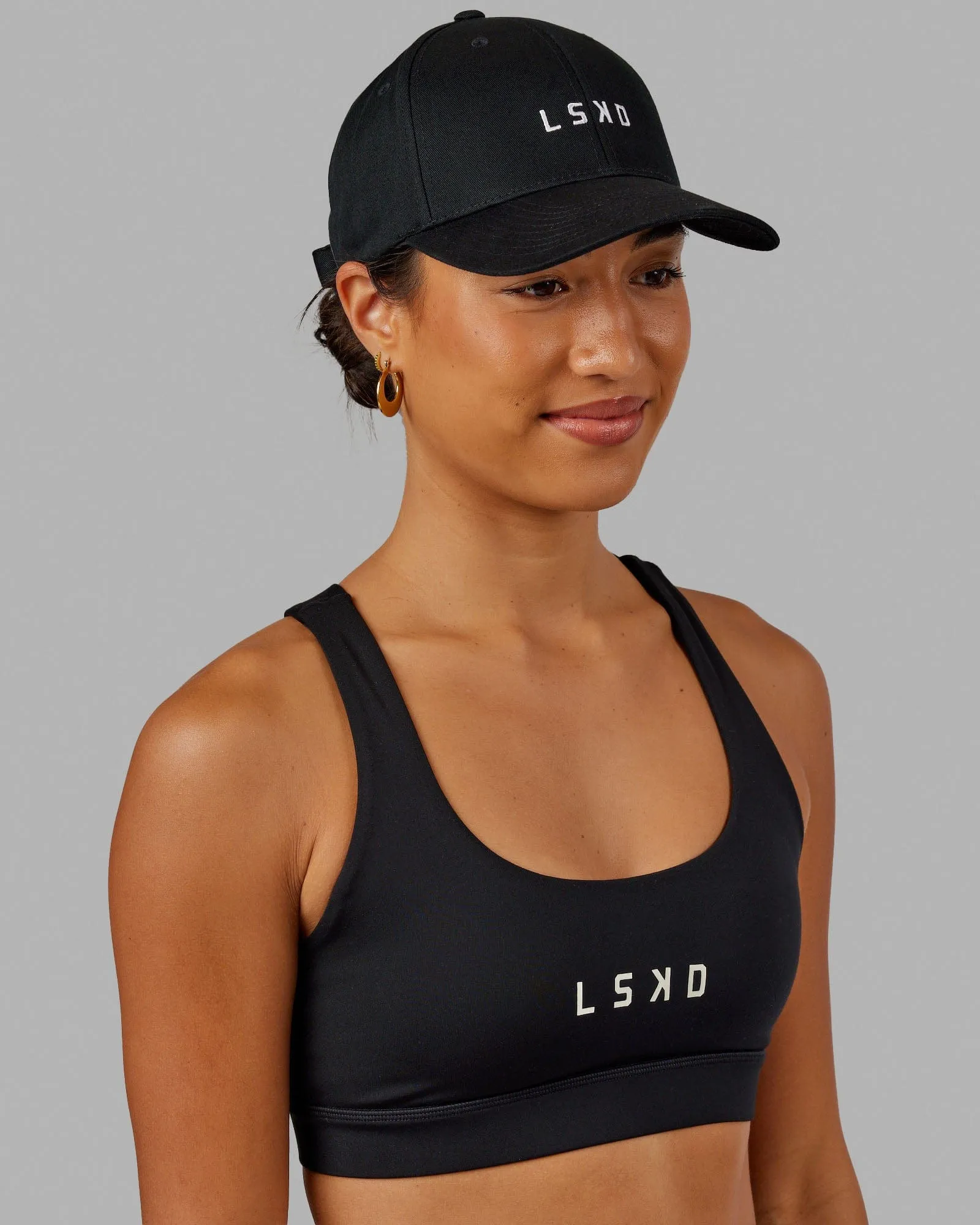 Classic Strapback Cap - Black sold by LSKD product image thumbnail 2