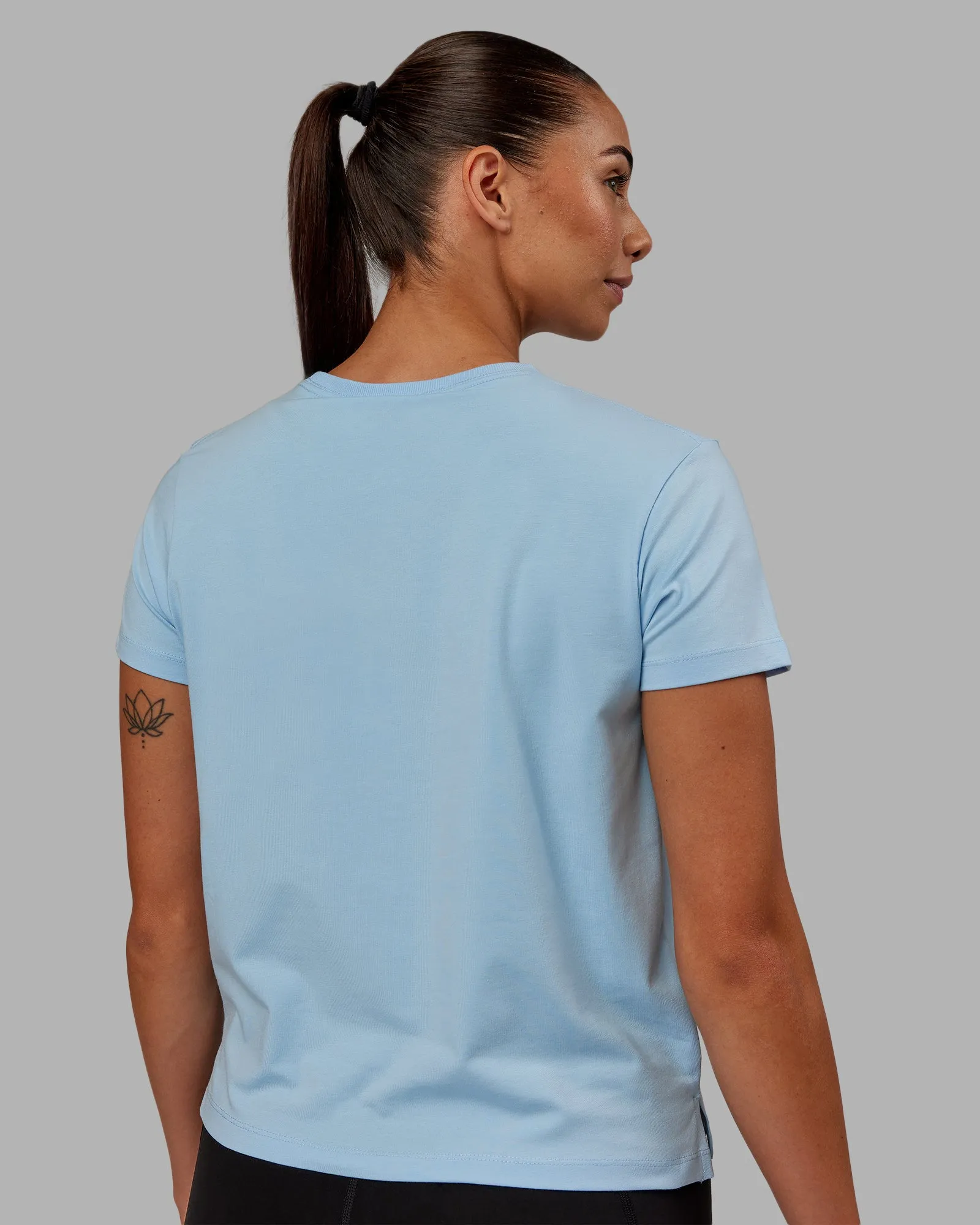 Deluxe PimaFLX Tee - Glacial Blue sold by LSKD product image thumbnail 3