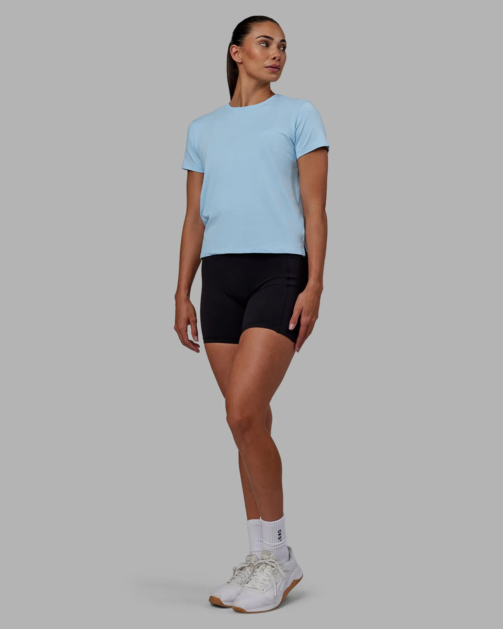 Deluxe PimaFLX Tee - Glacial Blue sold by LSKD product image thumbnail 2