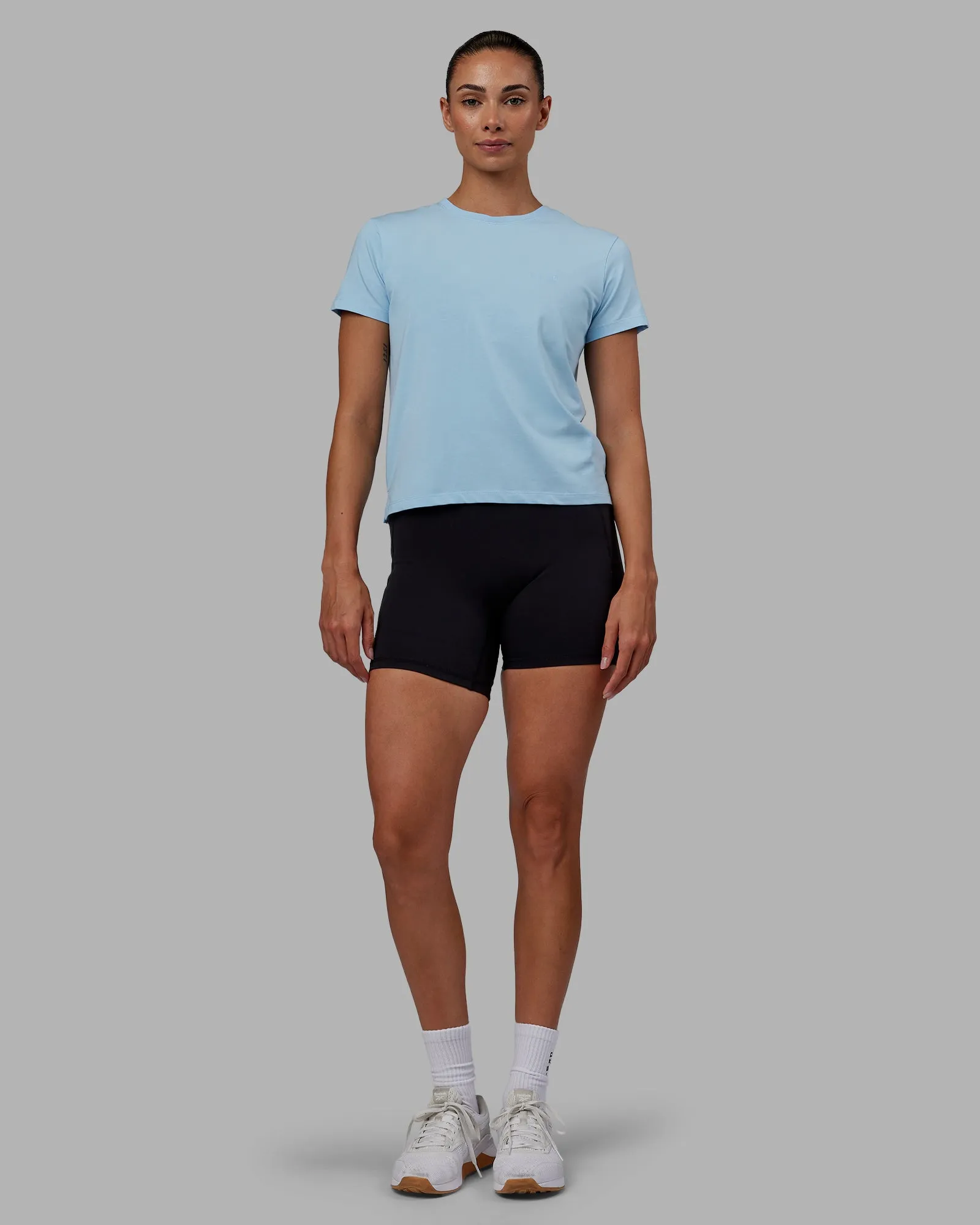 Deluxe PimaFLX Tee - Glacial Blue sold by LSKD product image thumbnail 5