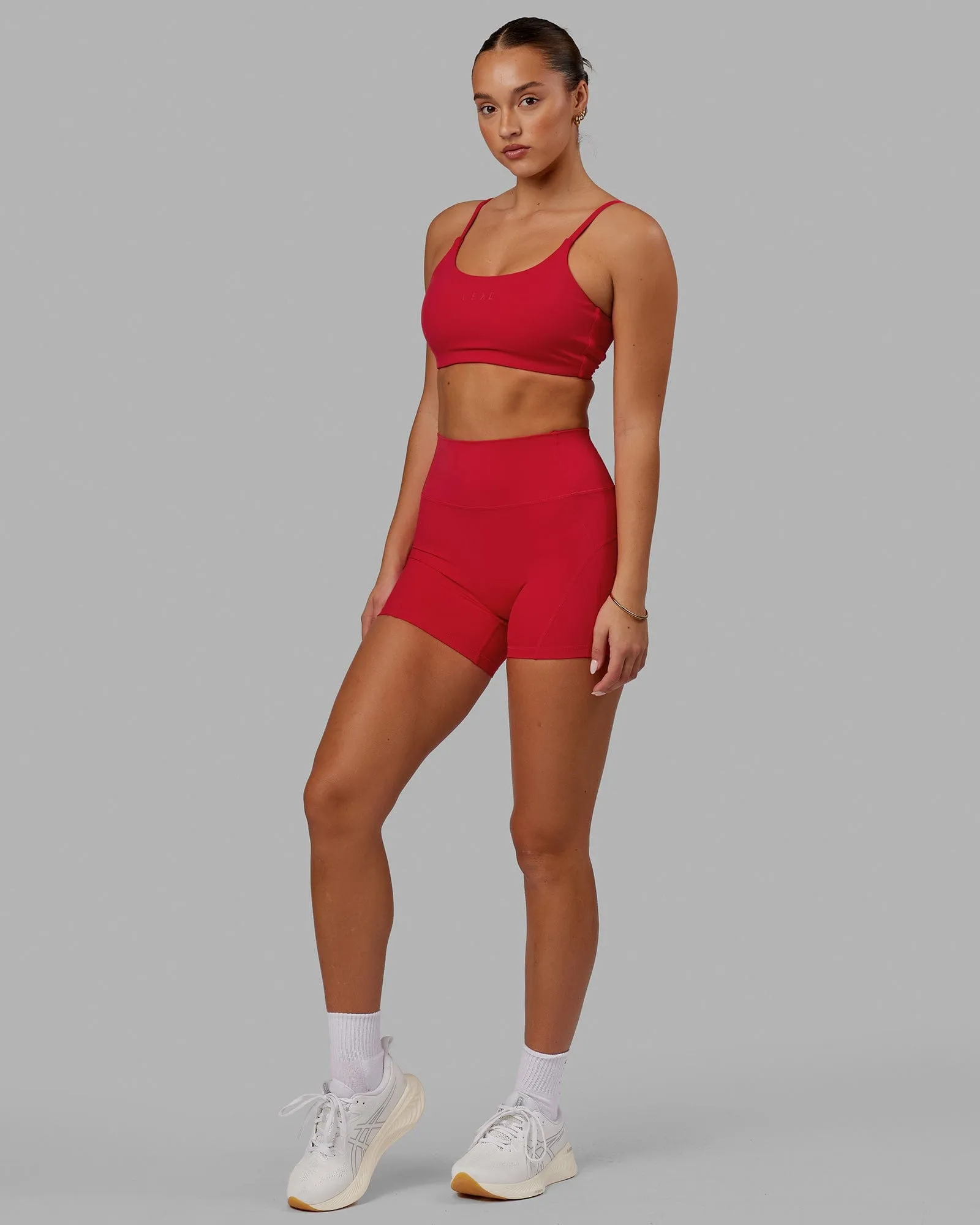 Twist Sports Bra - Scarlet sold by LSKD product image thumbnail 3