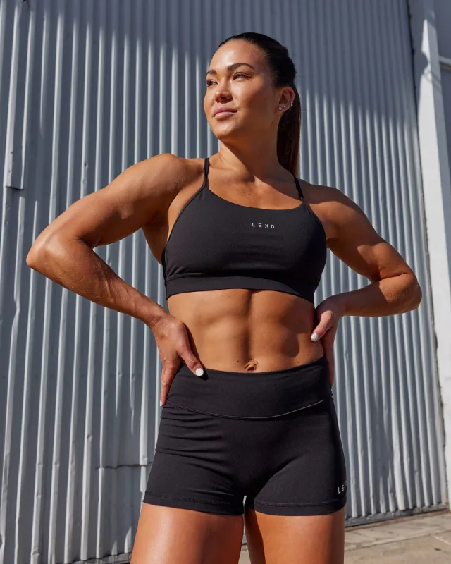 Lift Sports Bra - Black sold by LSKD