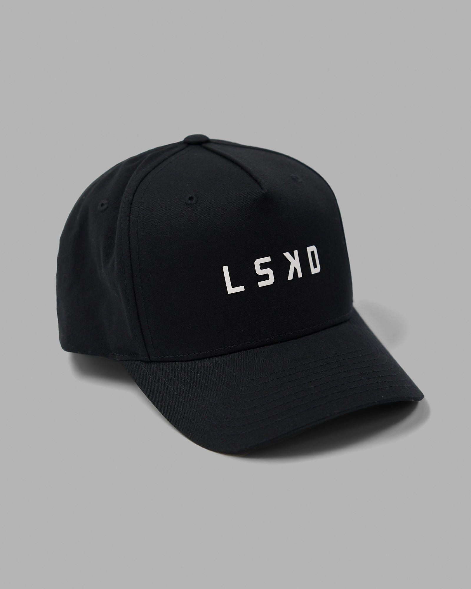 Structure Snapback Cap - Black-White sold by LSKD product image thumbnail 2