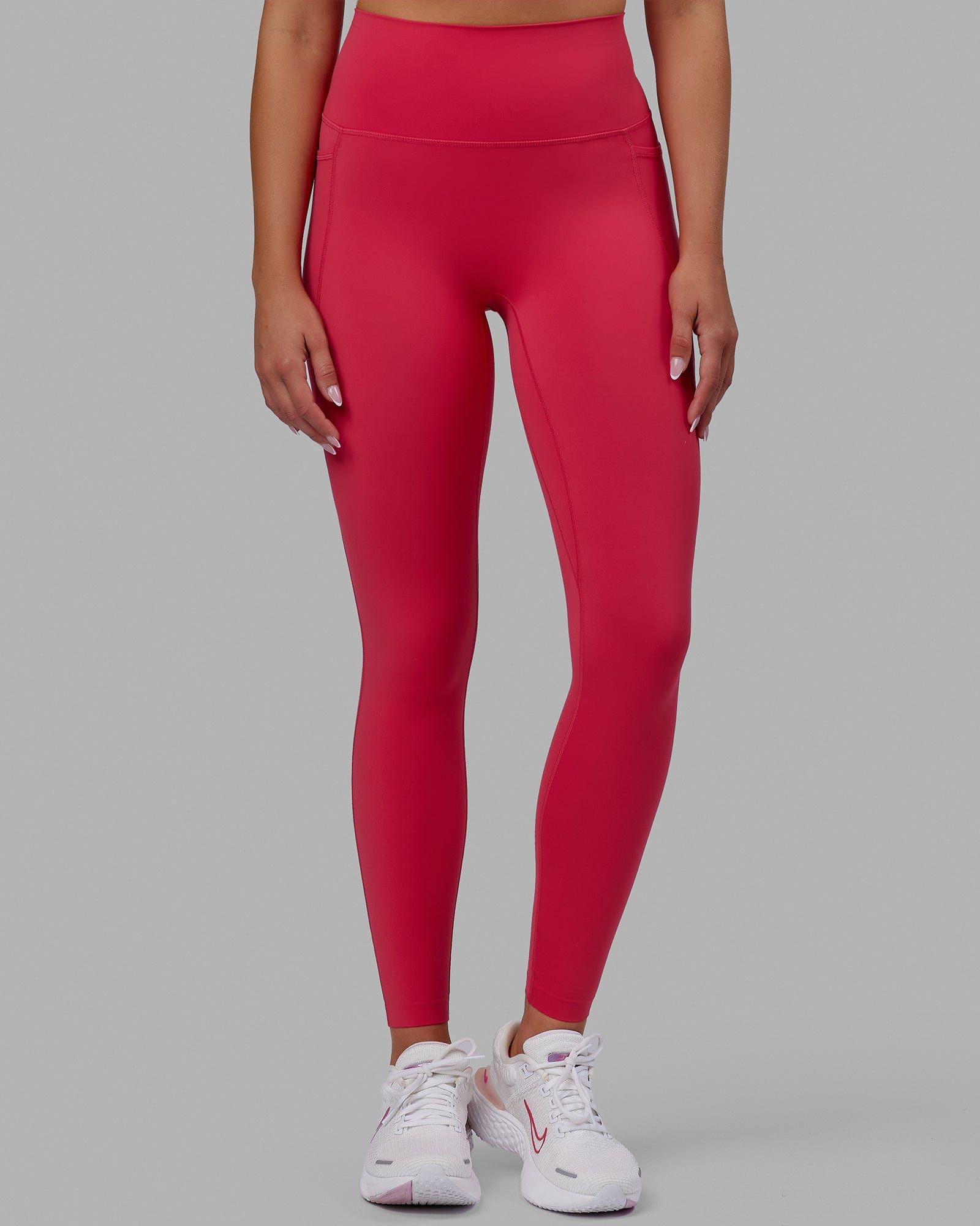 Elixir Full Length Tights With Pockets - Raspberry sold by LSKD