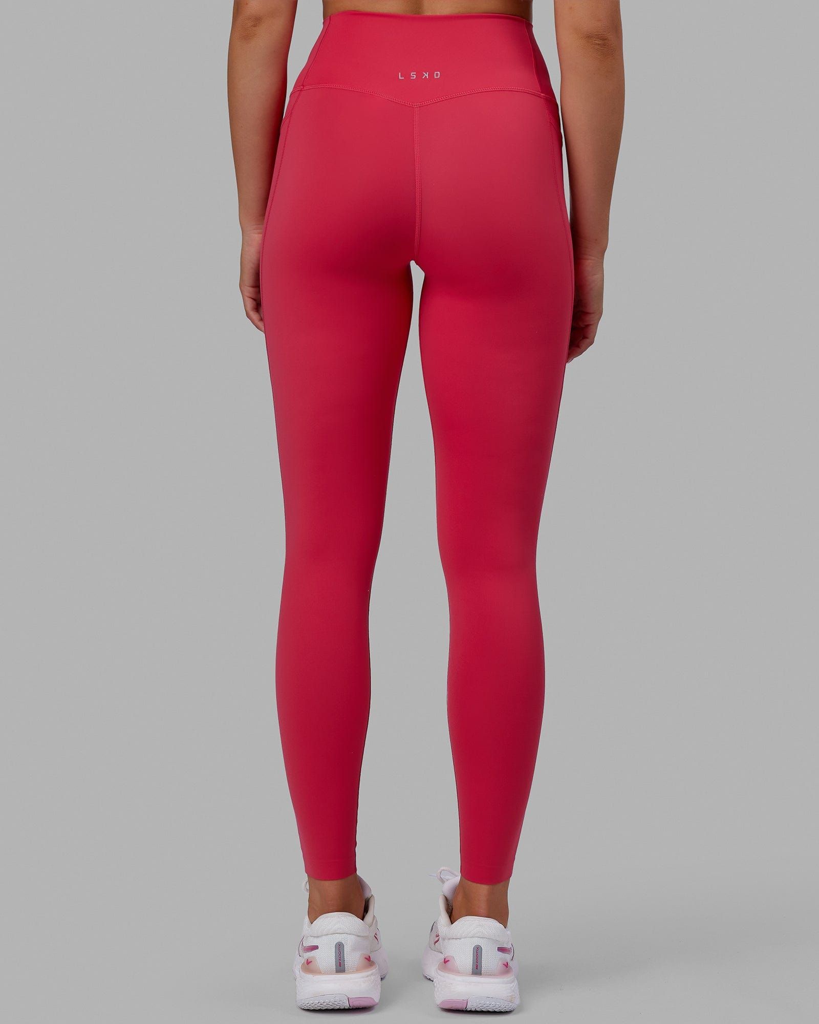 Elixir Full Length Tights With Pockets - Raspberry sold by LSKD product image thumbnail 4