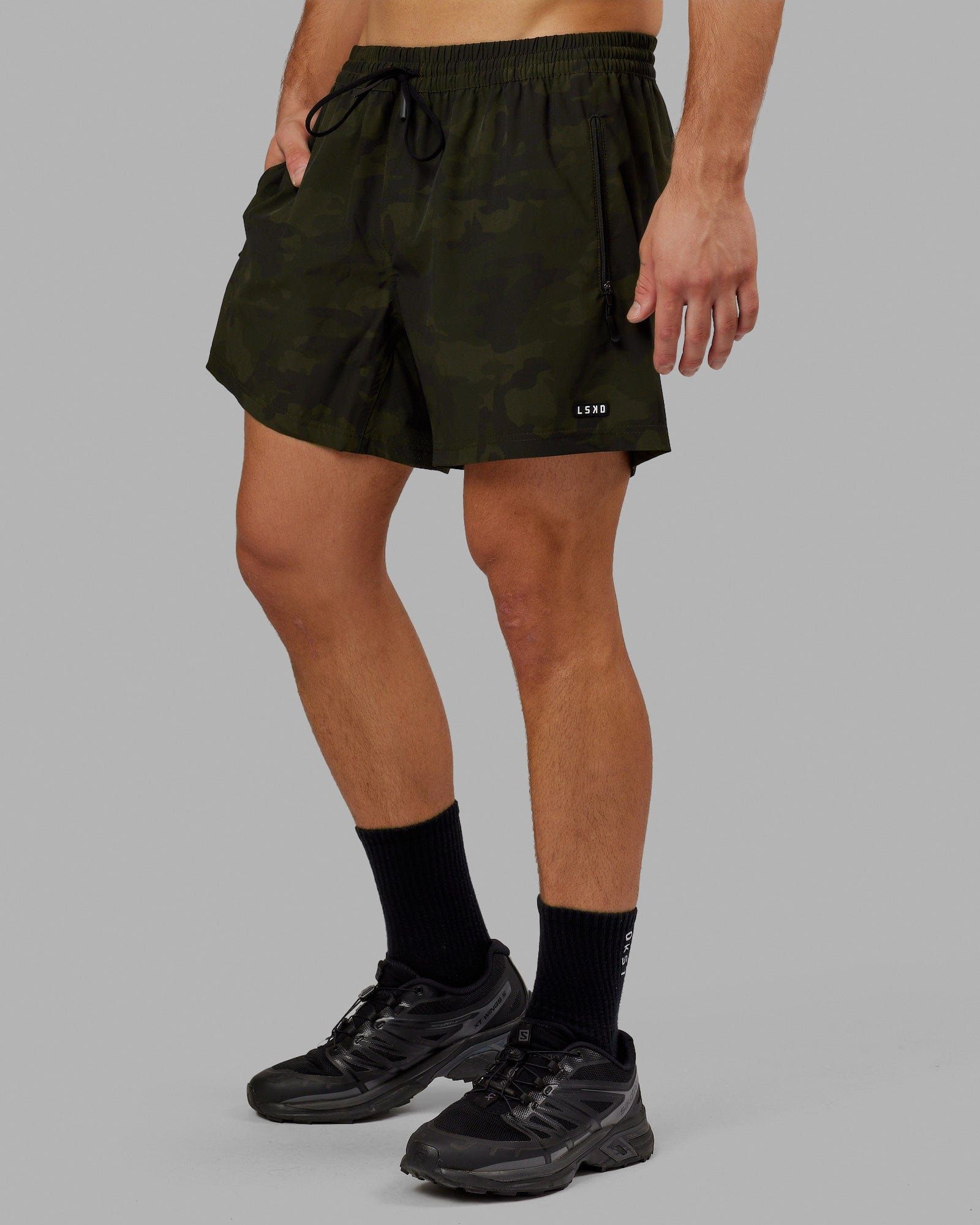 Rep 5" Performance Shorts - Dark Olive Camo sold by LSKD product image thumbnail 5