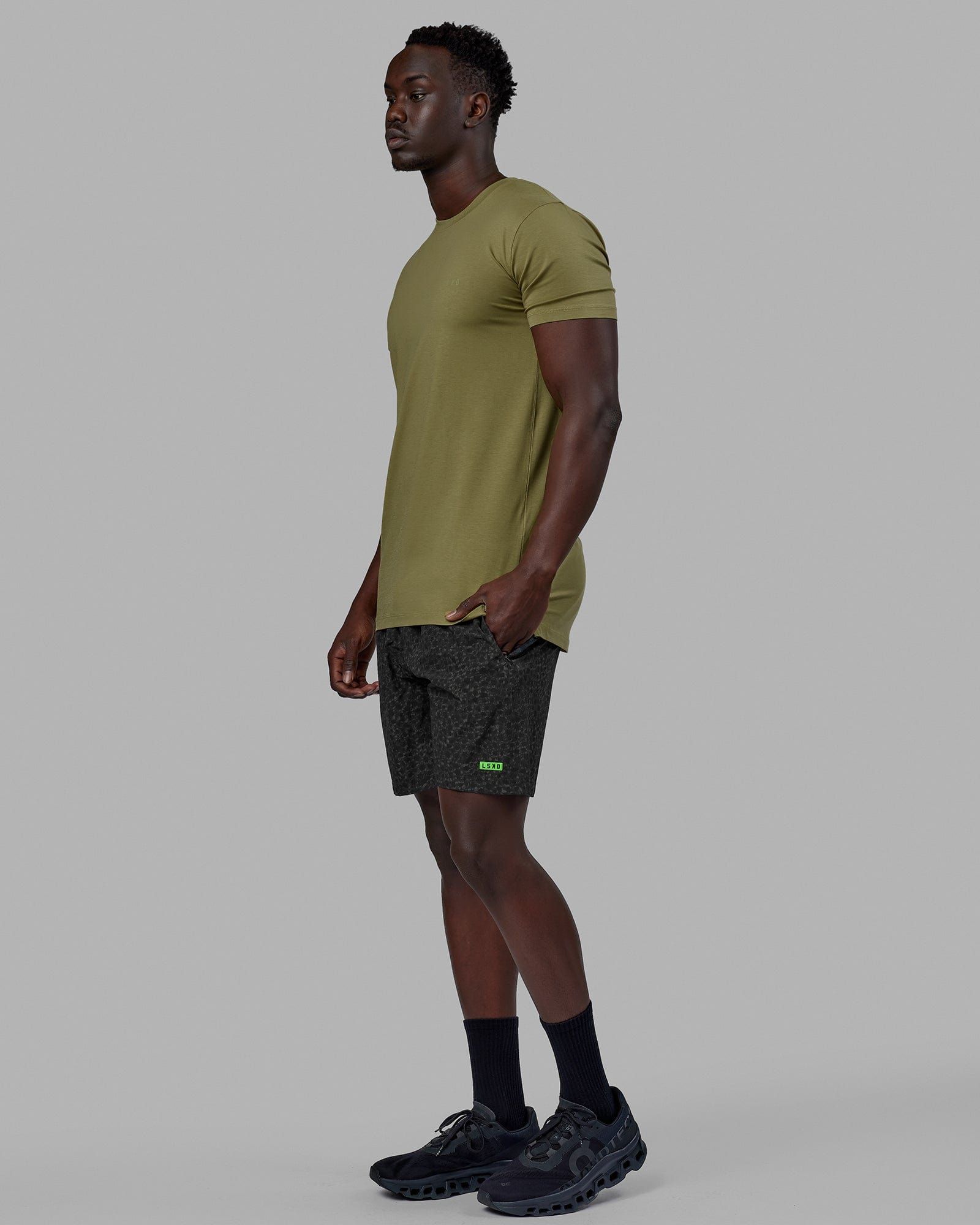 PimaFLX Tee - Moss Stone sold by LSKD product image thumbnail 5