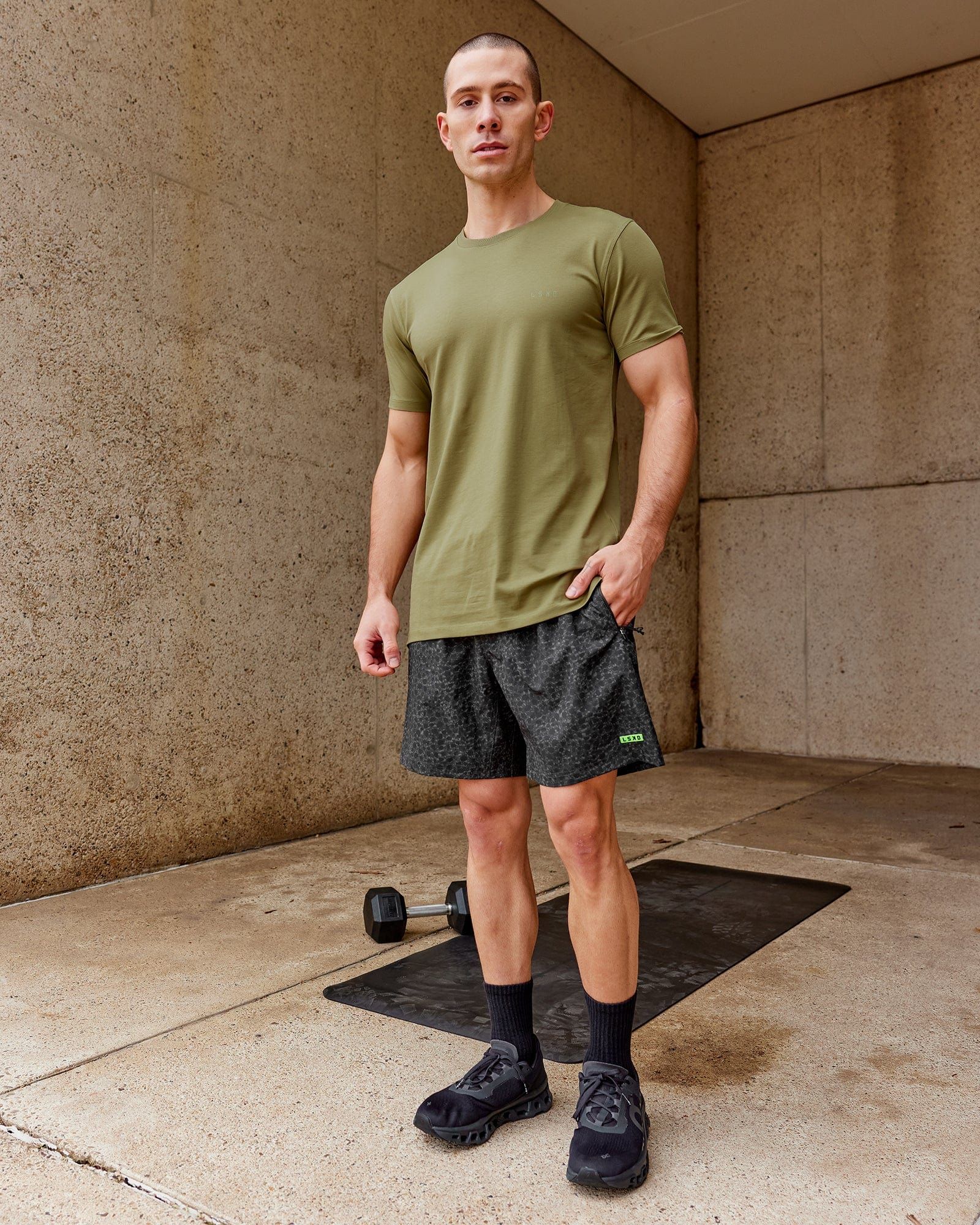 PimaFLX Tee - Moss Stone sold by LSKD product image thumbnail 4