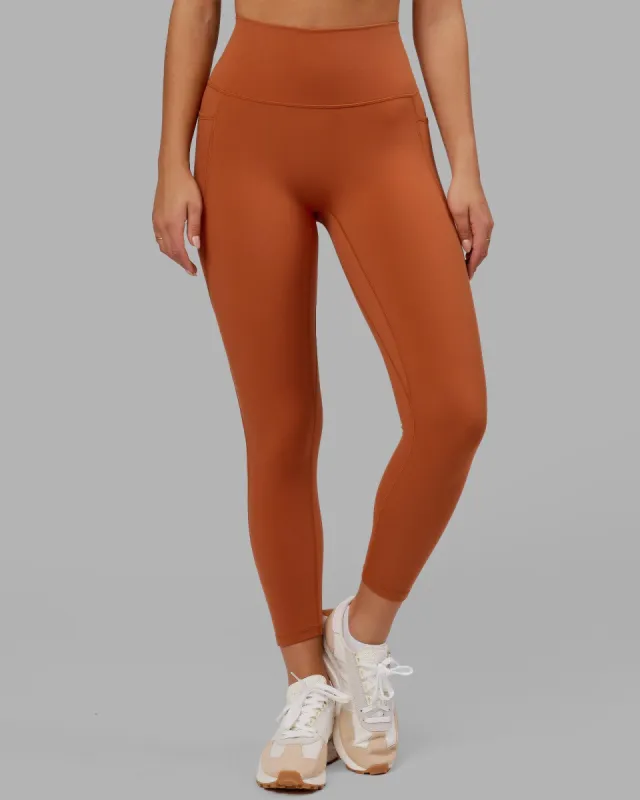 Fusion 7/8 Length Tights with Pockets - Auburn sold by LSKD