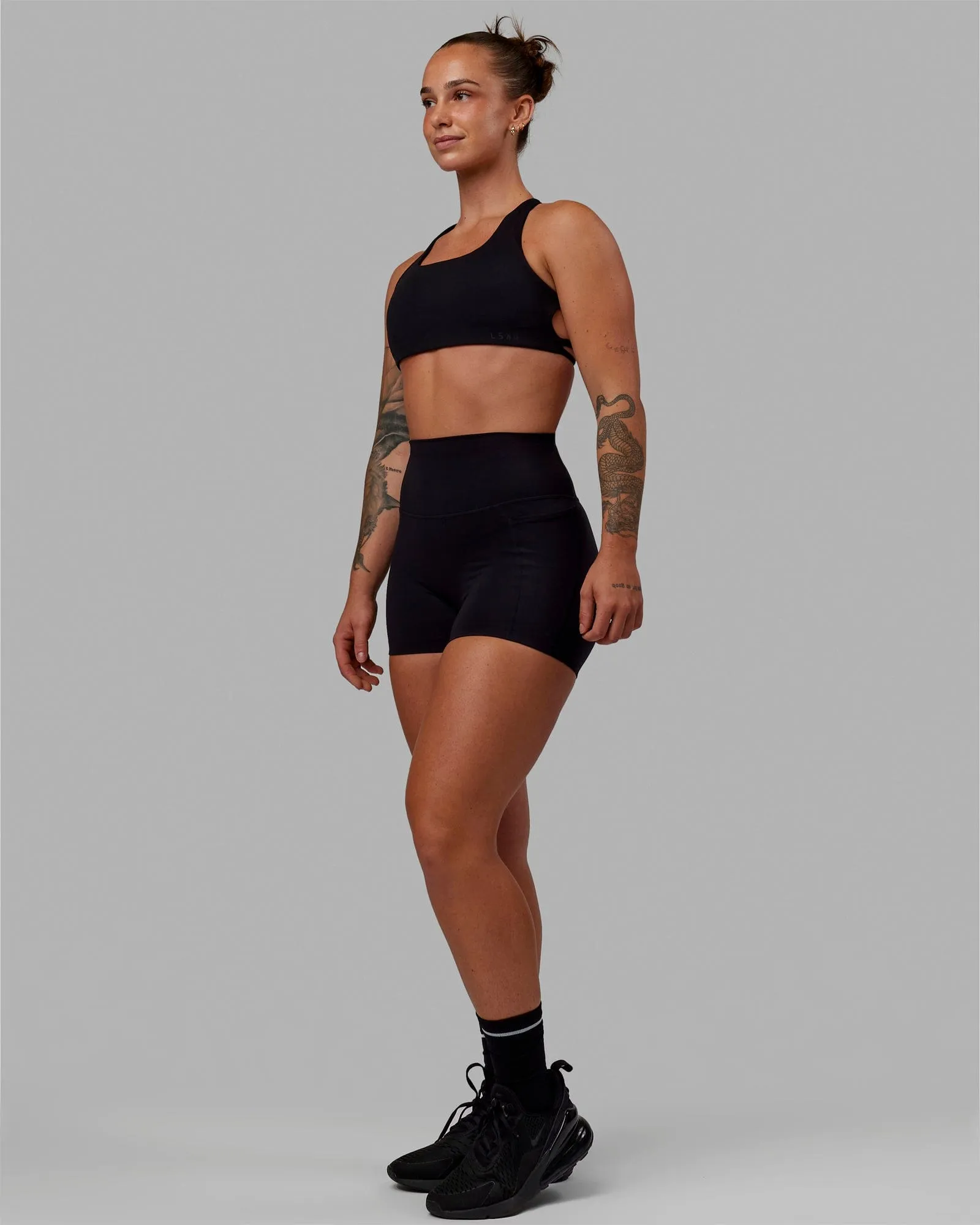 Aspire Sports Bra - Black sold by LSKD product image thumbnail 4