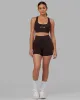Rep Sports Bra Small Logo - Dark Walnut sold by LSKD