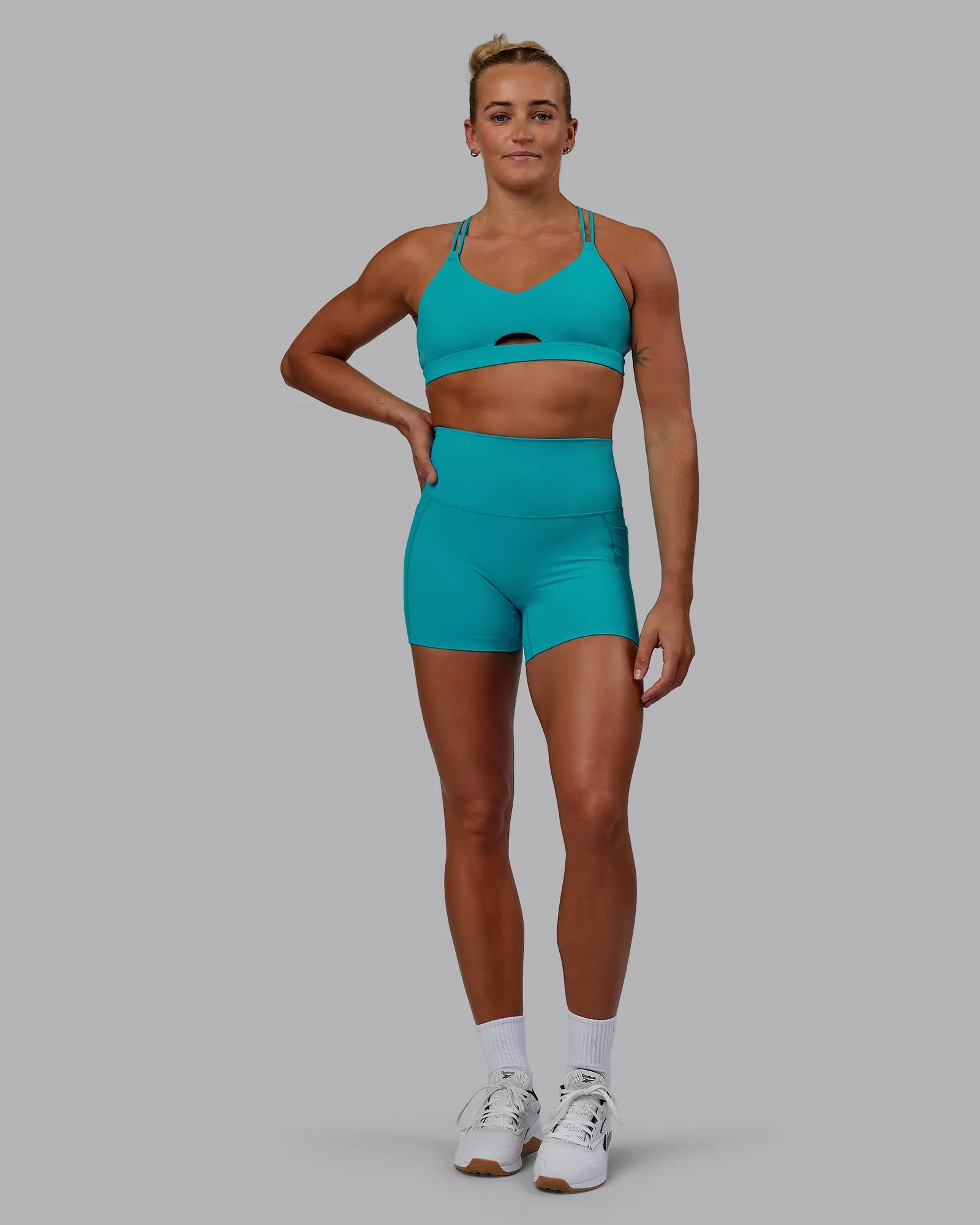 Pursue Sports Bra - Blue Bird sold by LSKD product image thumbnail 5