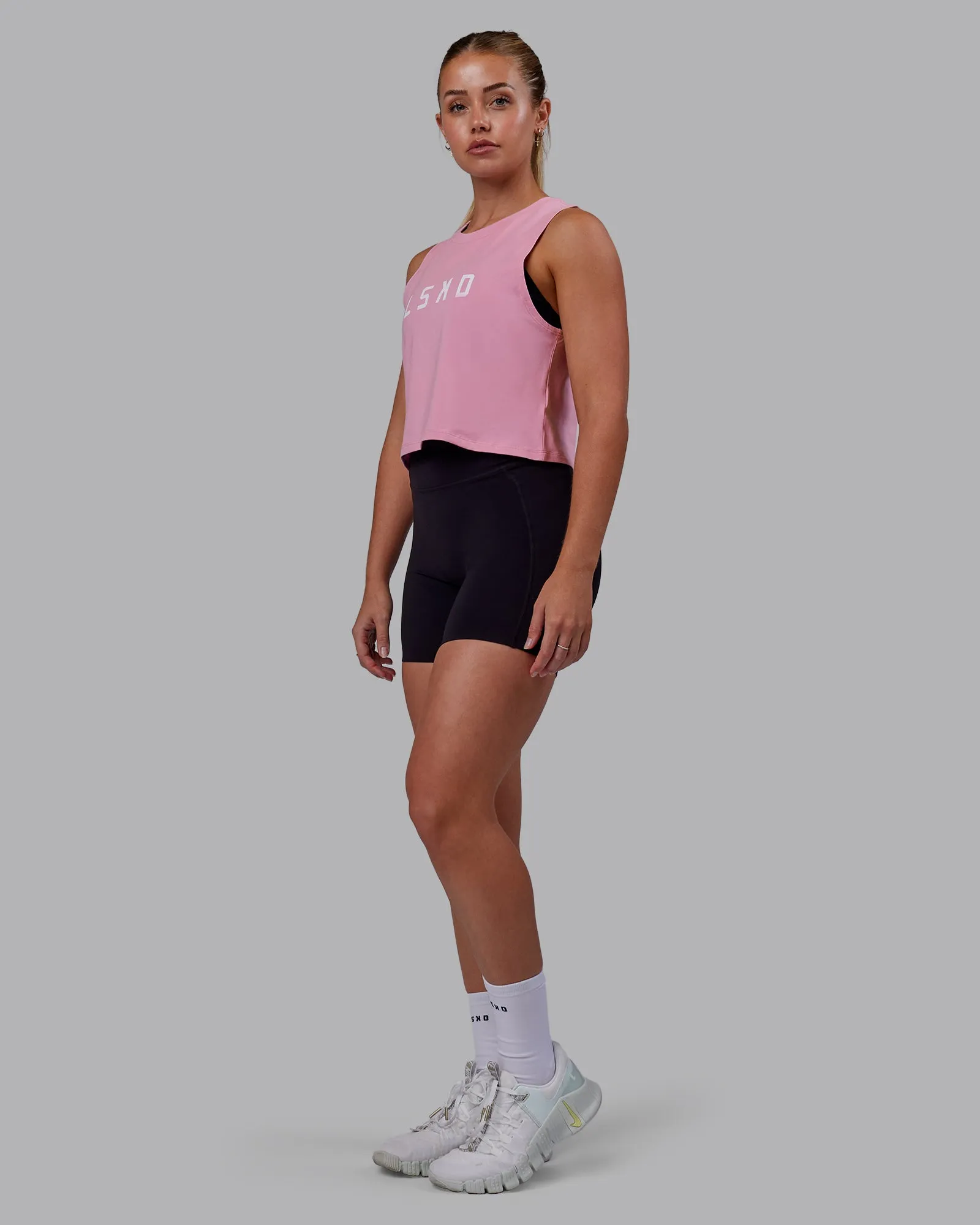 Agile FLXCotton Tank - Bubblegum-White sold by LSKD product image thumbnail 2