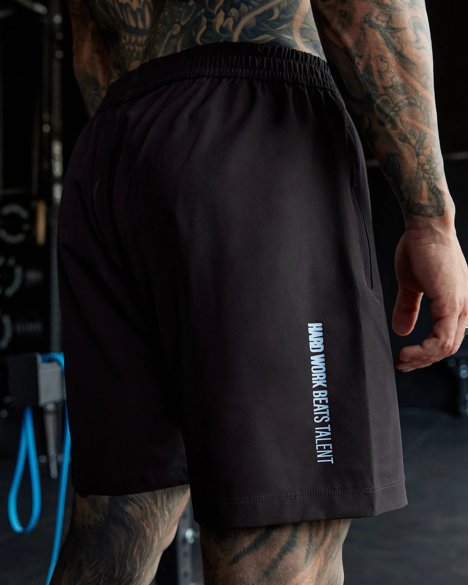 LSKD x Logan Martin Rep 7" Performance Shorts - Pirate Black-Windsurfer sold by LSKD