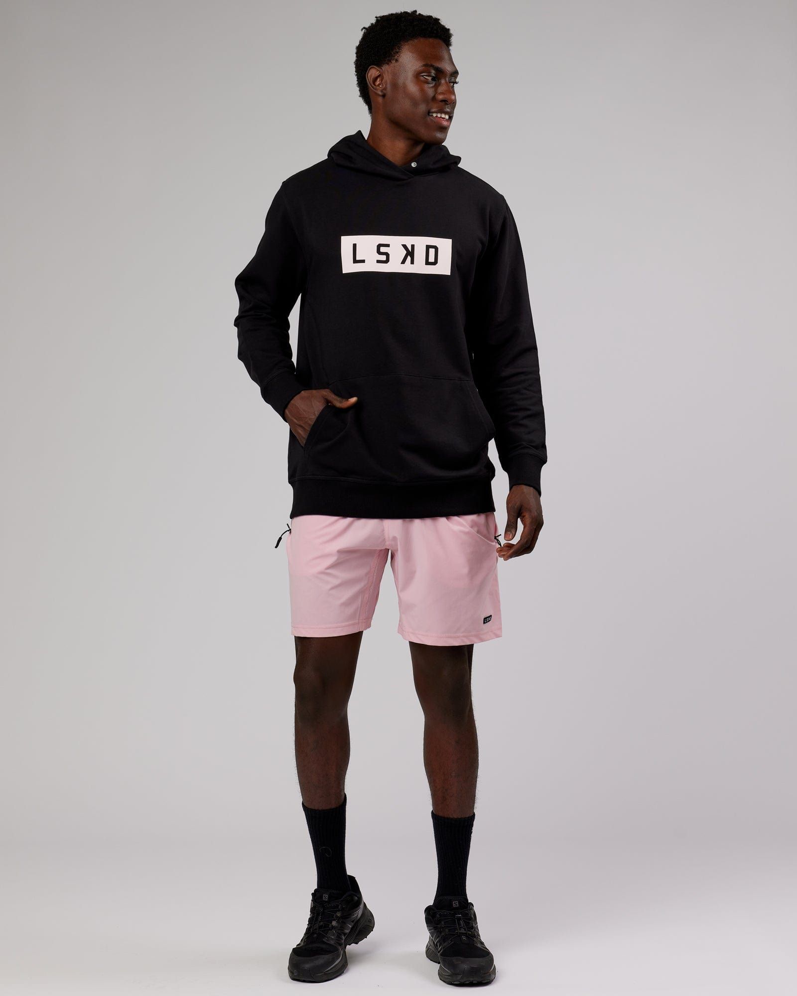 Strength FLXFleece Hoodie - Black-Pink sold by LSKD product image thumbnail 2