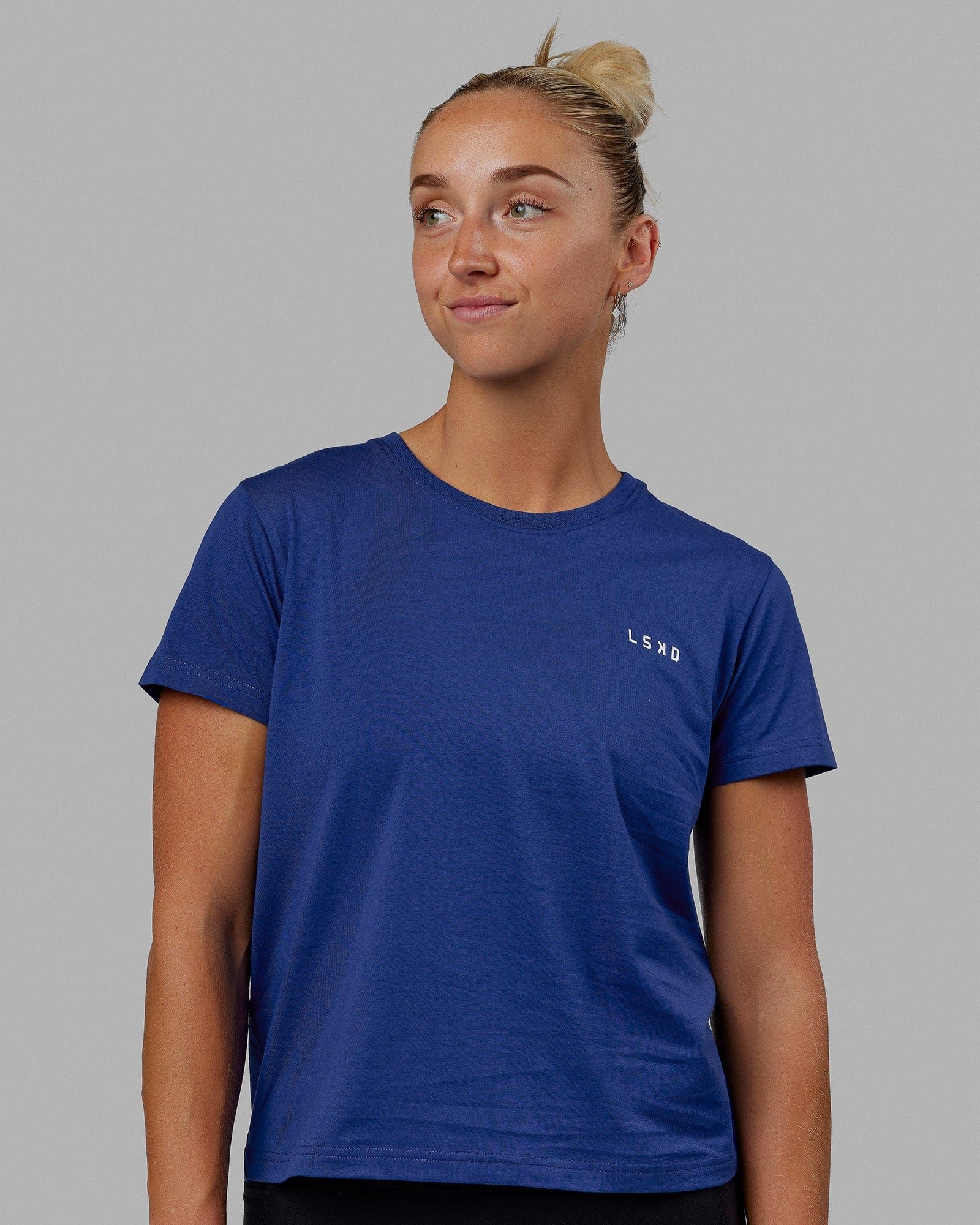 Endeavour FLXCotton Tee - Galactic Cobalt-White sold by LSKD product image thumbnail 3