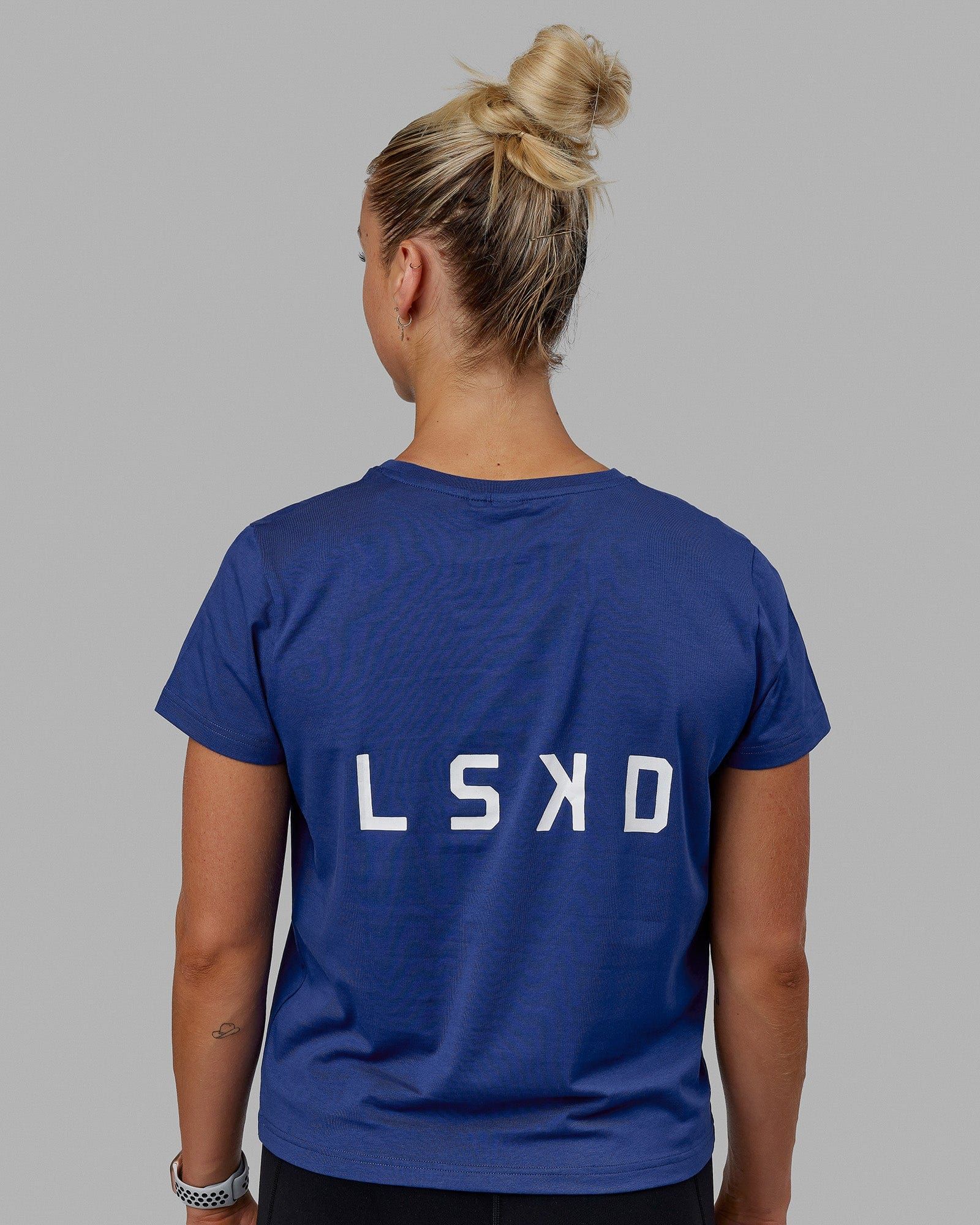 Endeavour FLXCotton Tee - Galactic Cobalt-White sold by LSKD product image thumbnail 2