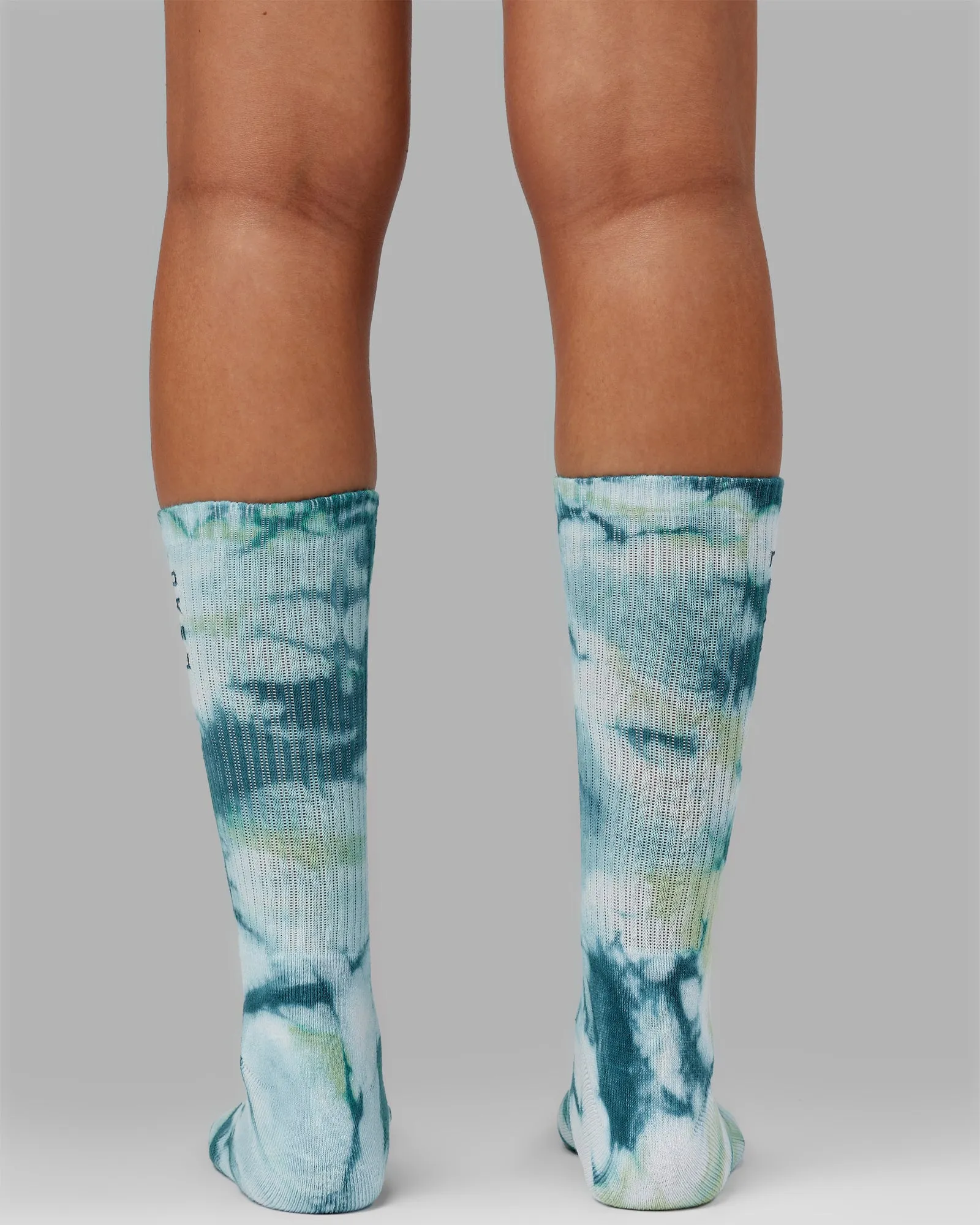 Signal 3 Pack Crew Socks - Tie Dye-Pink-Blue-Green sold by LSKD product image thumbnail 5