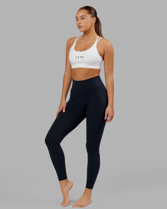 Fusion Full Length Tights - Navy sold by LSKD