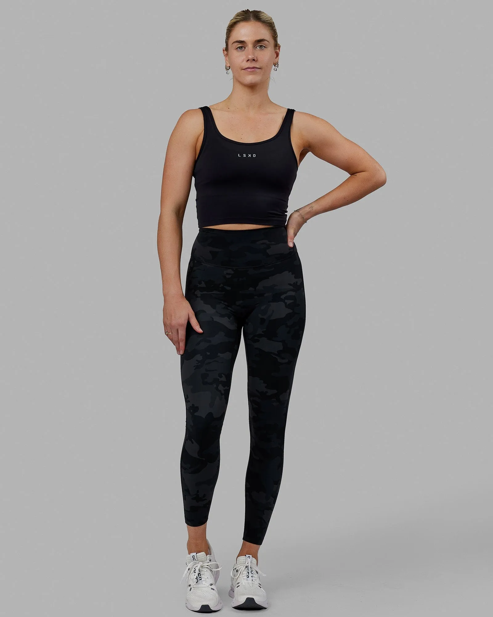 Staple Active Cropped Tank - Black sold by LSKD product image thumbnail 5