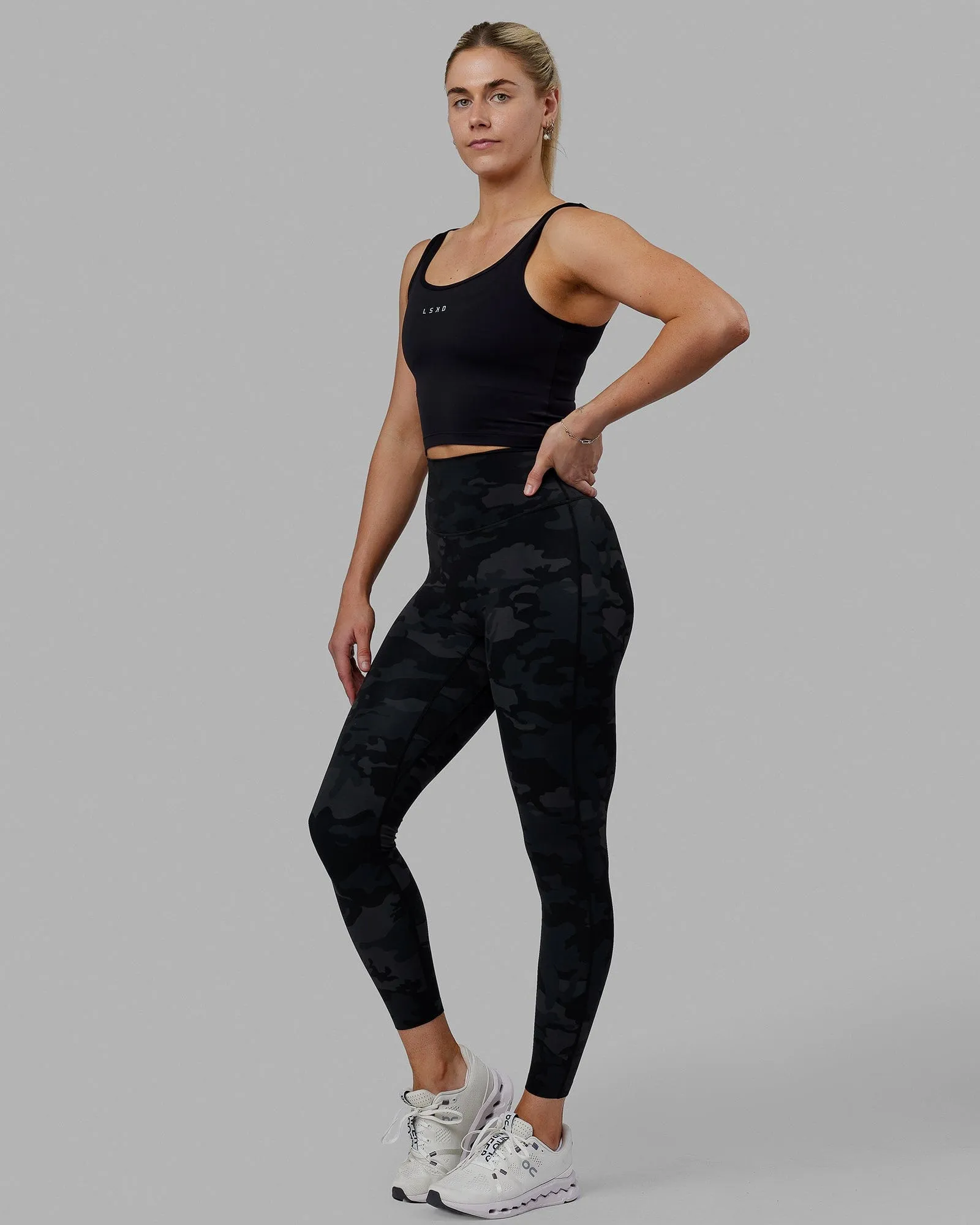 Staple Active Cropped Tank - Black sold by LSKD product image thumbnail 3