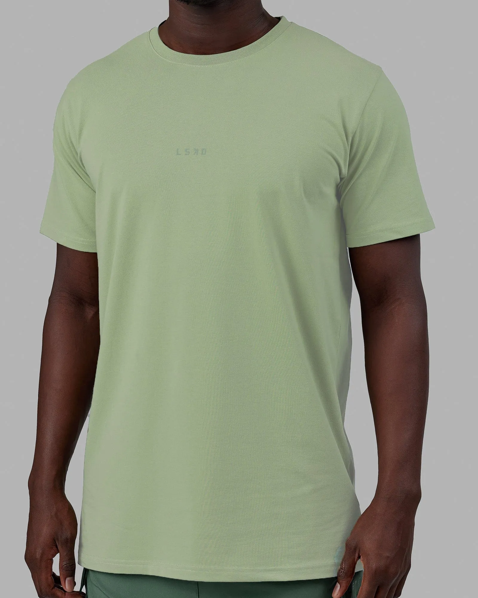 Base FLXCotton Tee - Green Fig sold by LSKD product image thumbnail 5