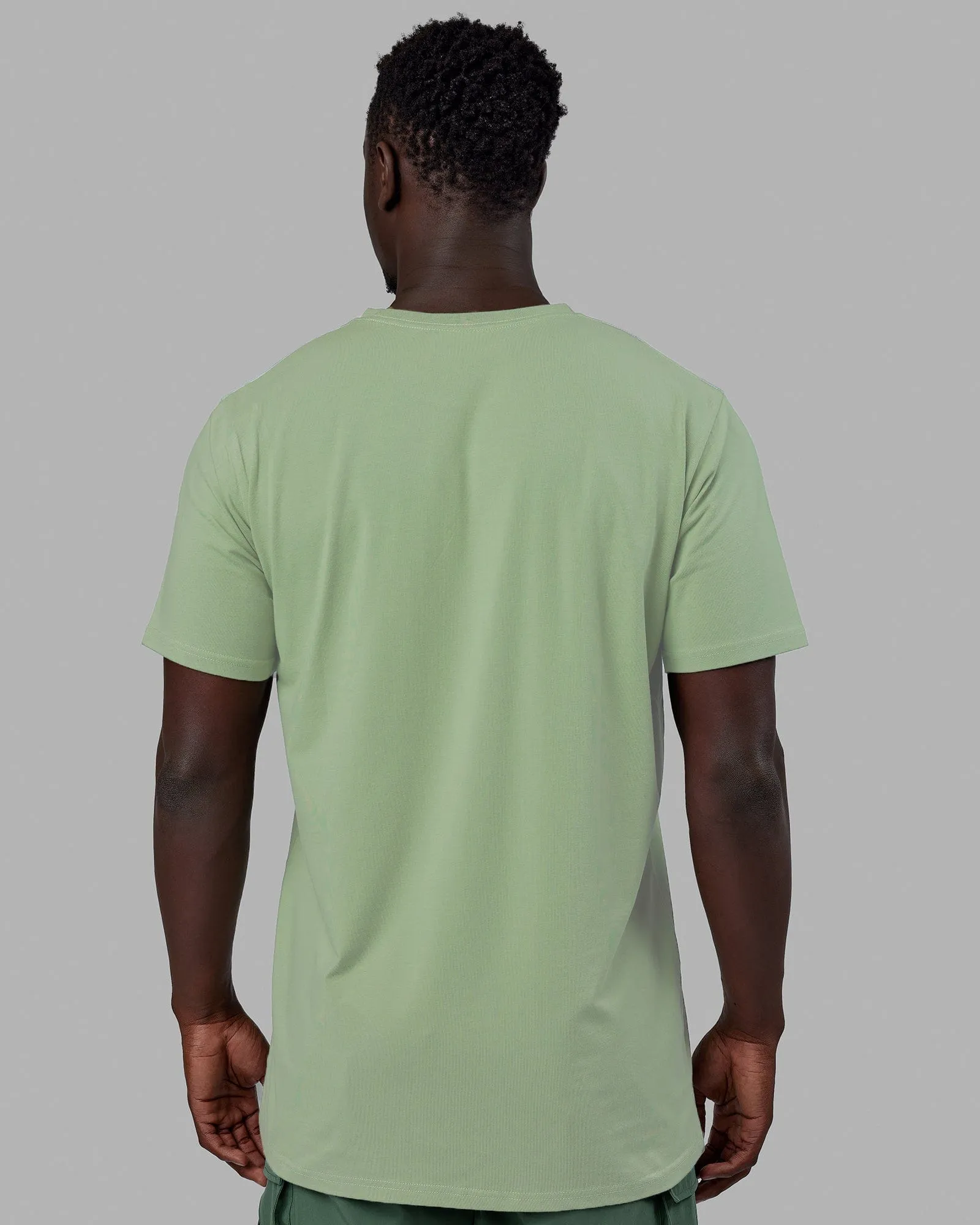 Base FLXCotton Tee - Green Fig sold by LSKD product image thumbnail 4