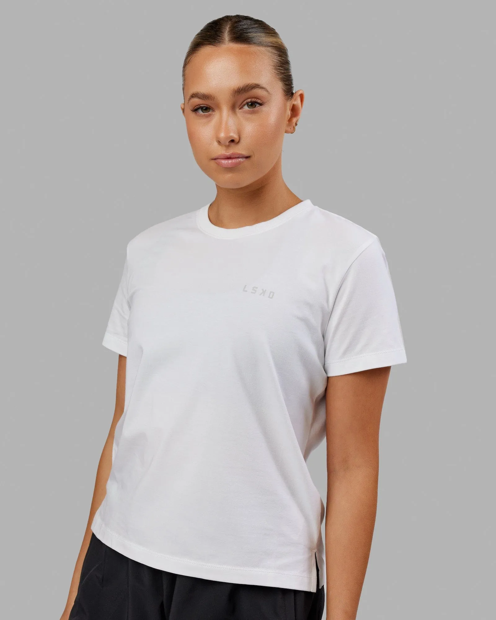 Deluxe PimaFLX Tee - White sold by LSKD