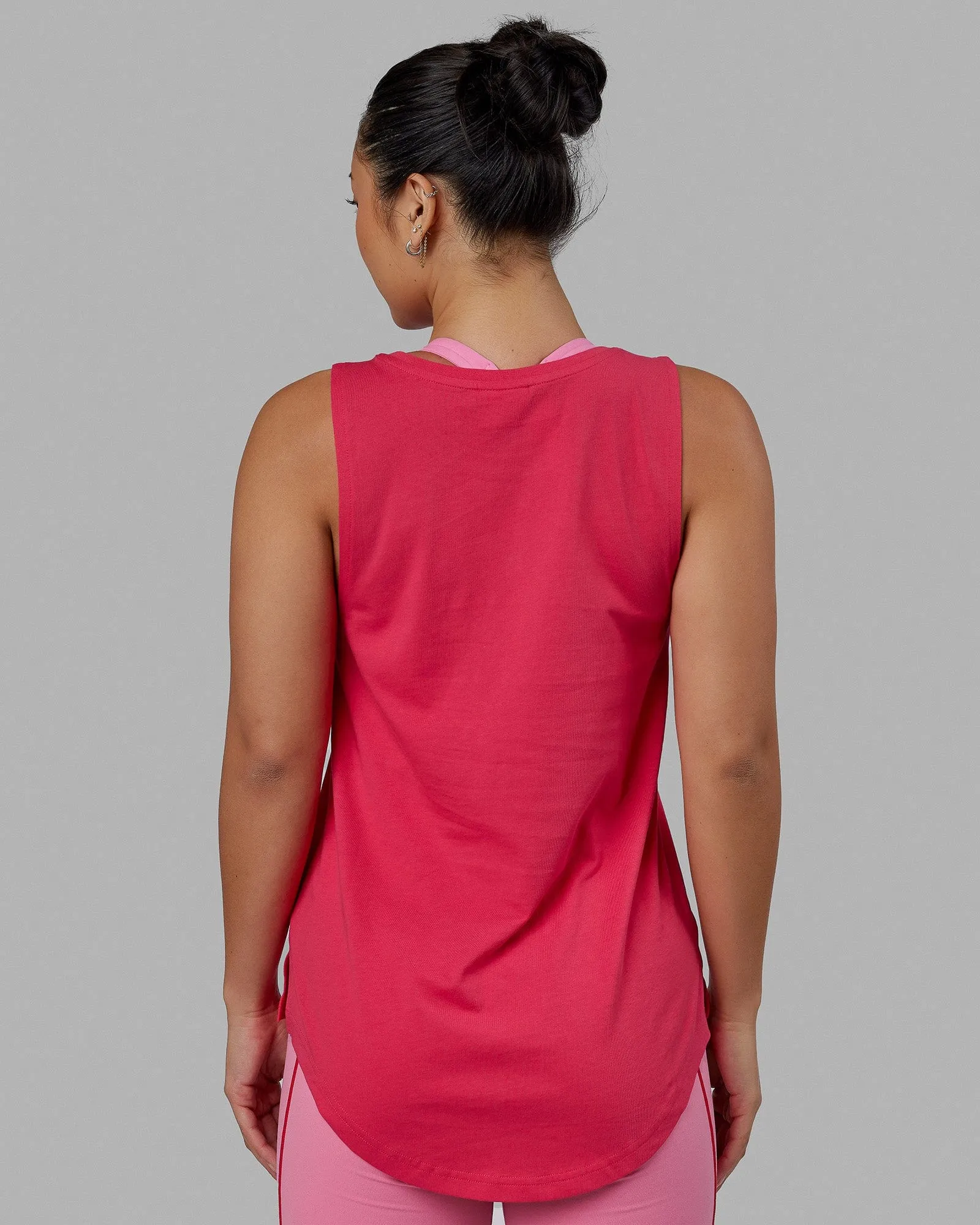 Luna Tank - Raspberry-White sold by LSKD product image thumbnail 4