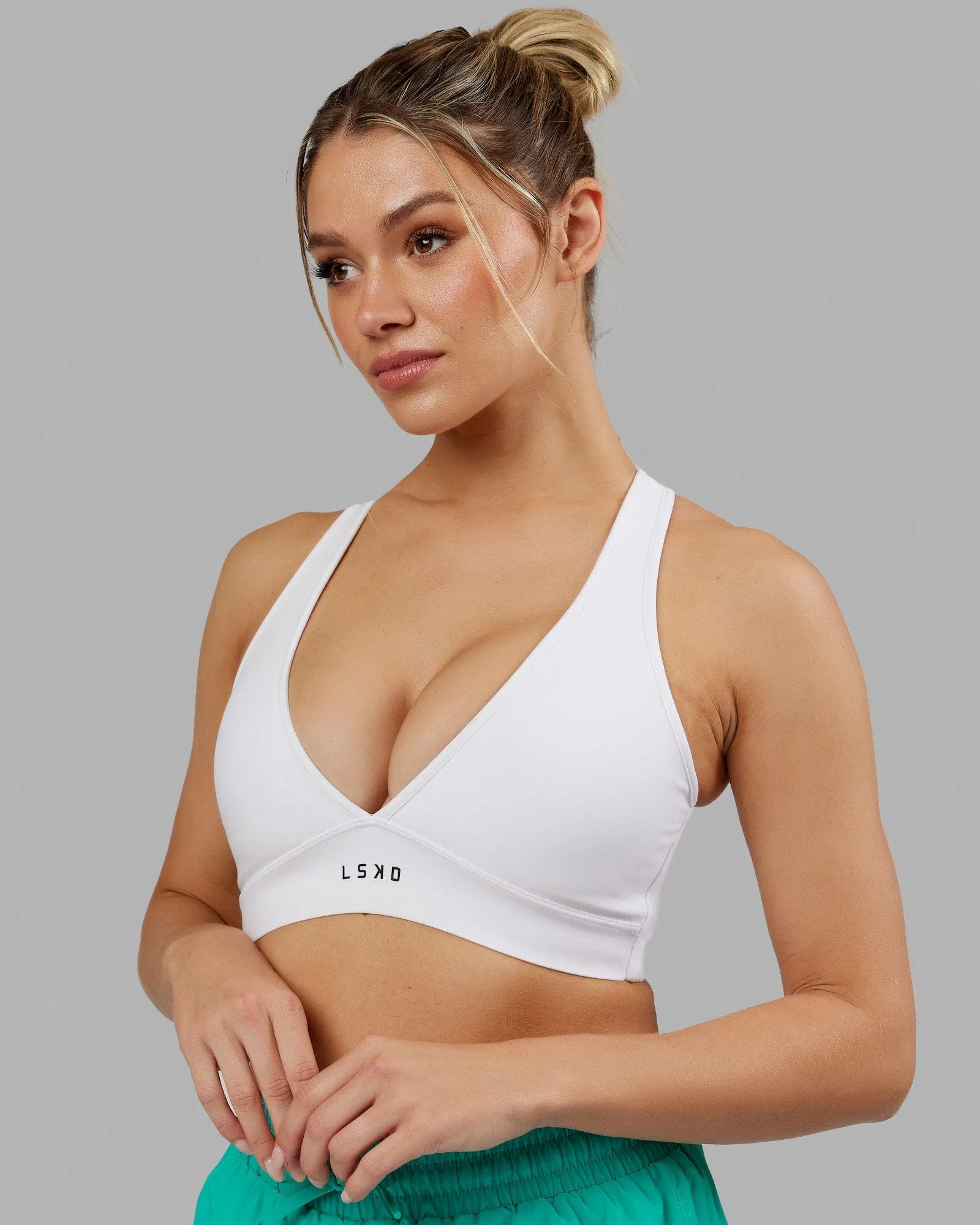 Stamina Sports Bra - White sold by LSKD product image thumbnail 4