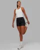 Flow Performance Tank With Shelf Bra - White sold by LSKD