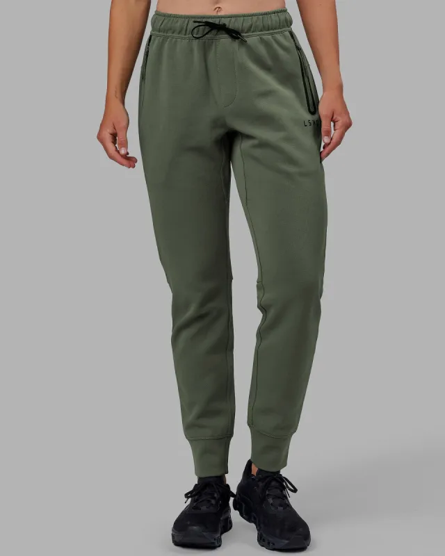 Womens Athlete ForgedFleece Track Pants - Dark Forest sold by LSKD