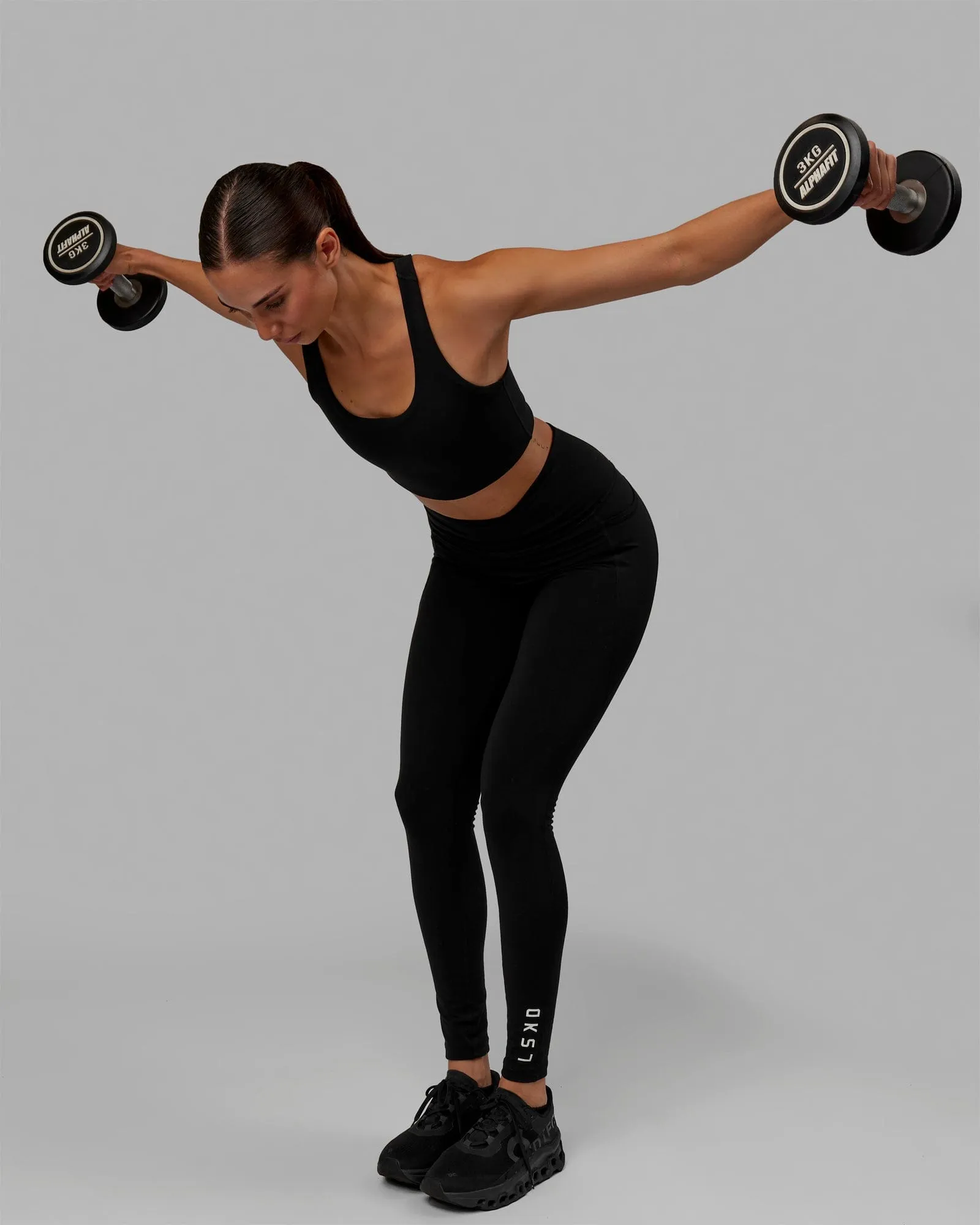 Ace Long Line Bra - Black sold by LSKD product image thumbnail 5