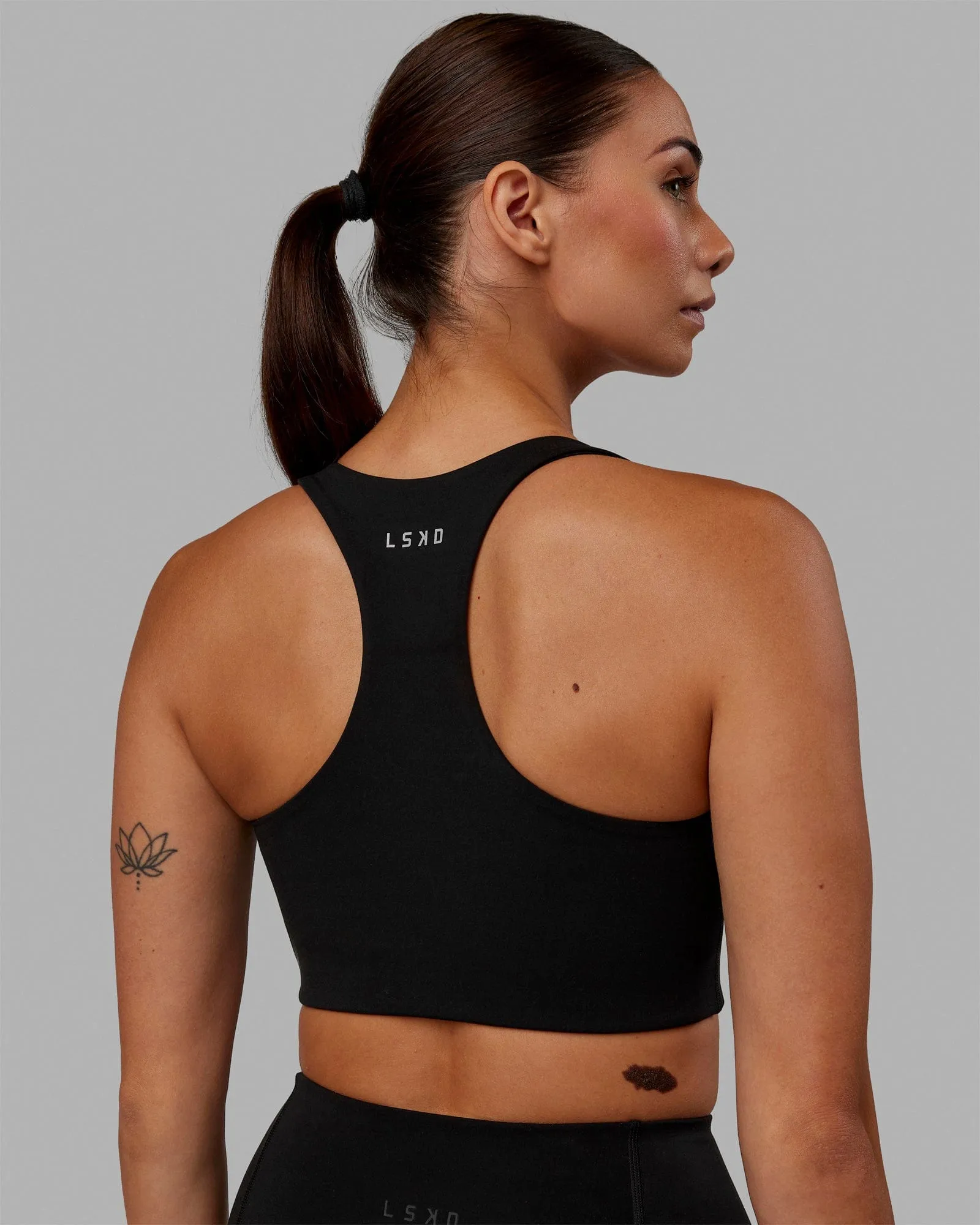 Ace Long Line Bra - Black sold by LSKD product image thumbnail 2