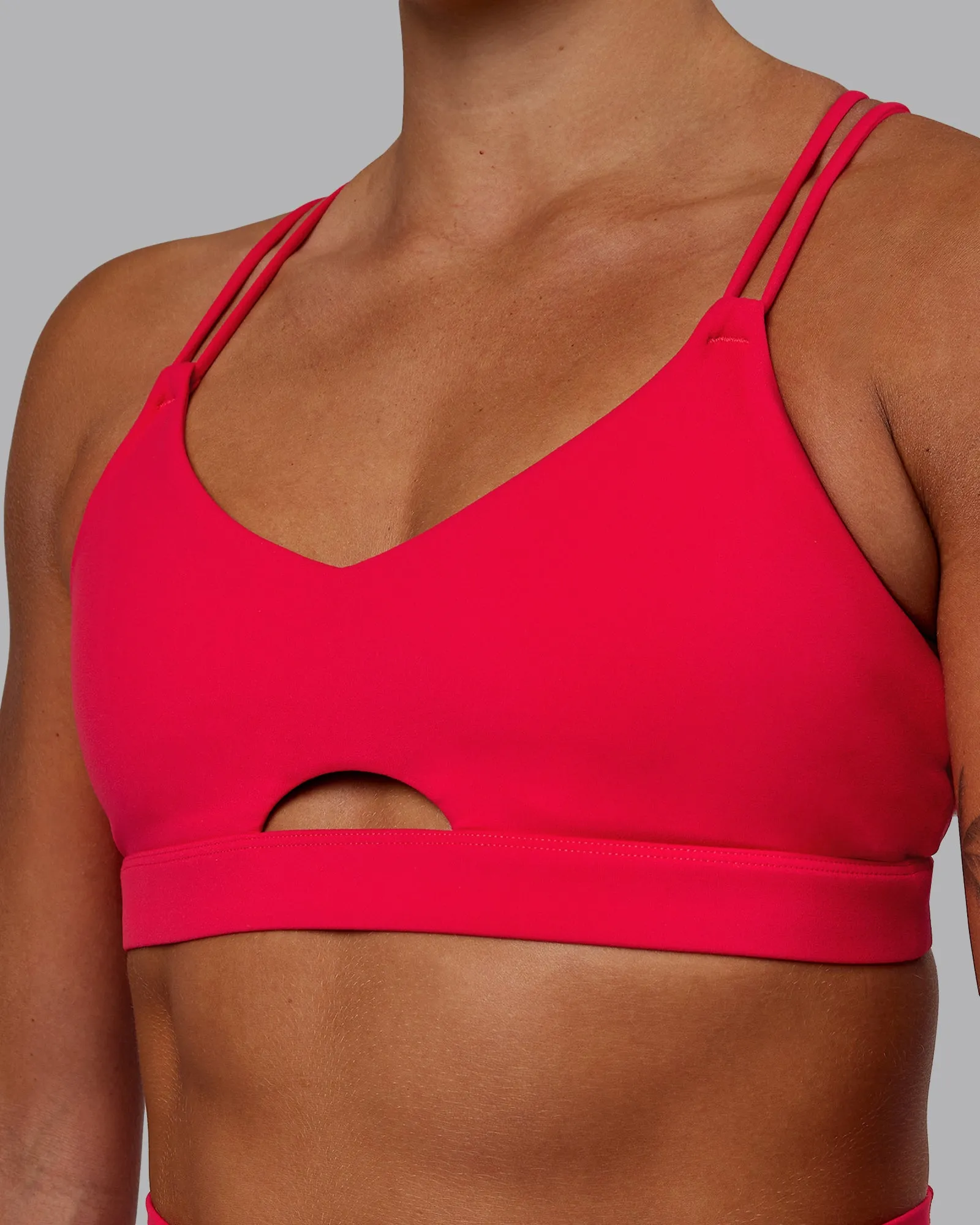 Pursue Sports Bra - Scarlet sold by LSKD product image thumbnail 2