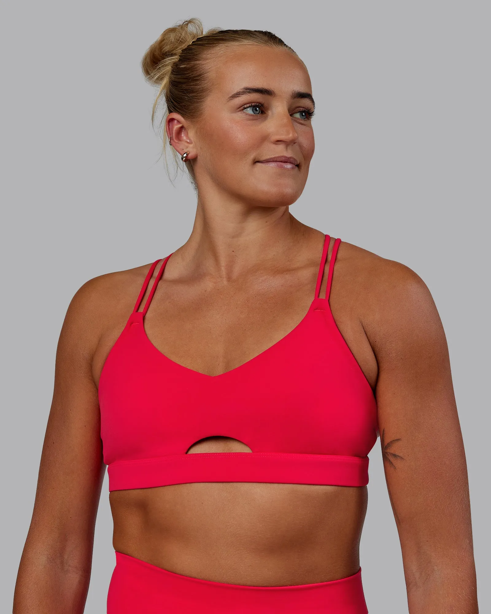 Pursue Sports Bra - Scarlet sold by LSKD product image thumbnail 4