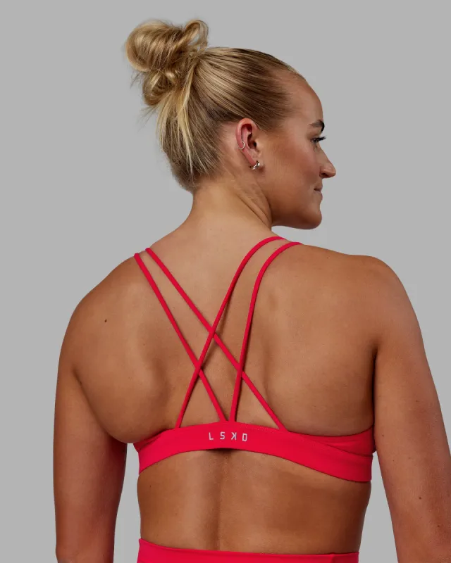 Pursue Sports Bra - Scarlet sold by LSKD