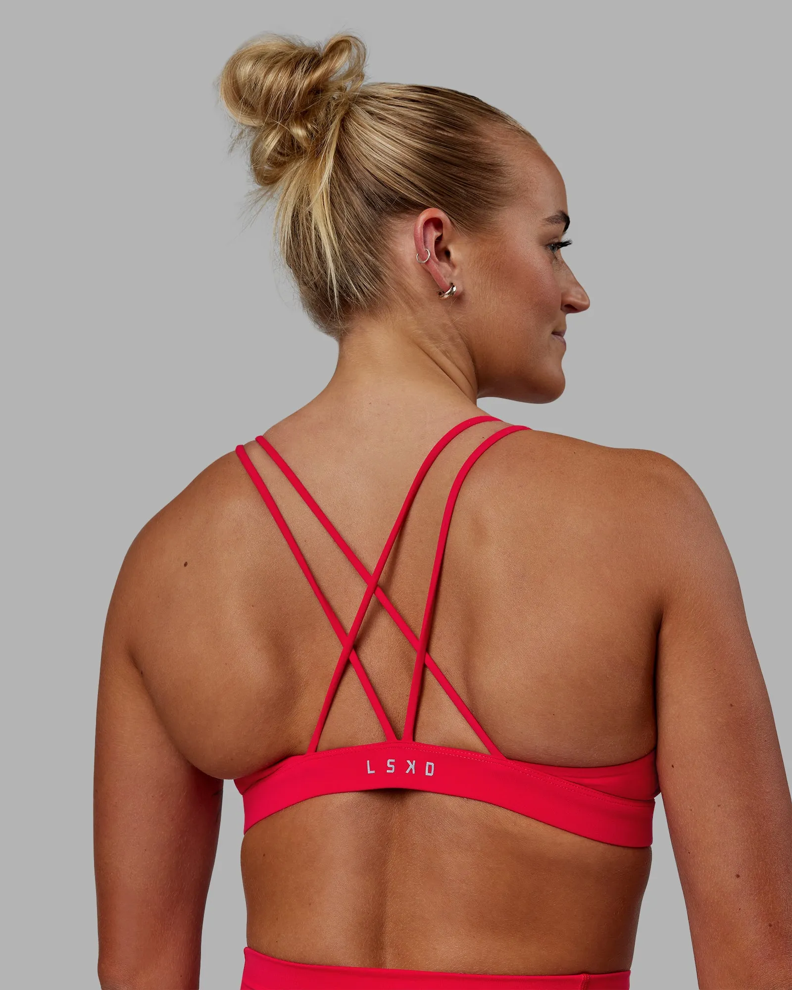 Pursue Sports Bra - Scarlet sold by LSKD
