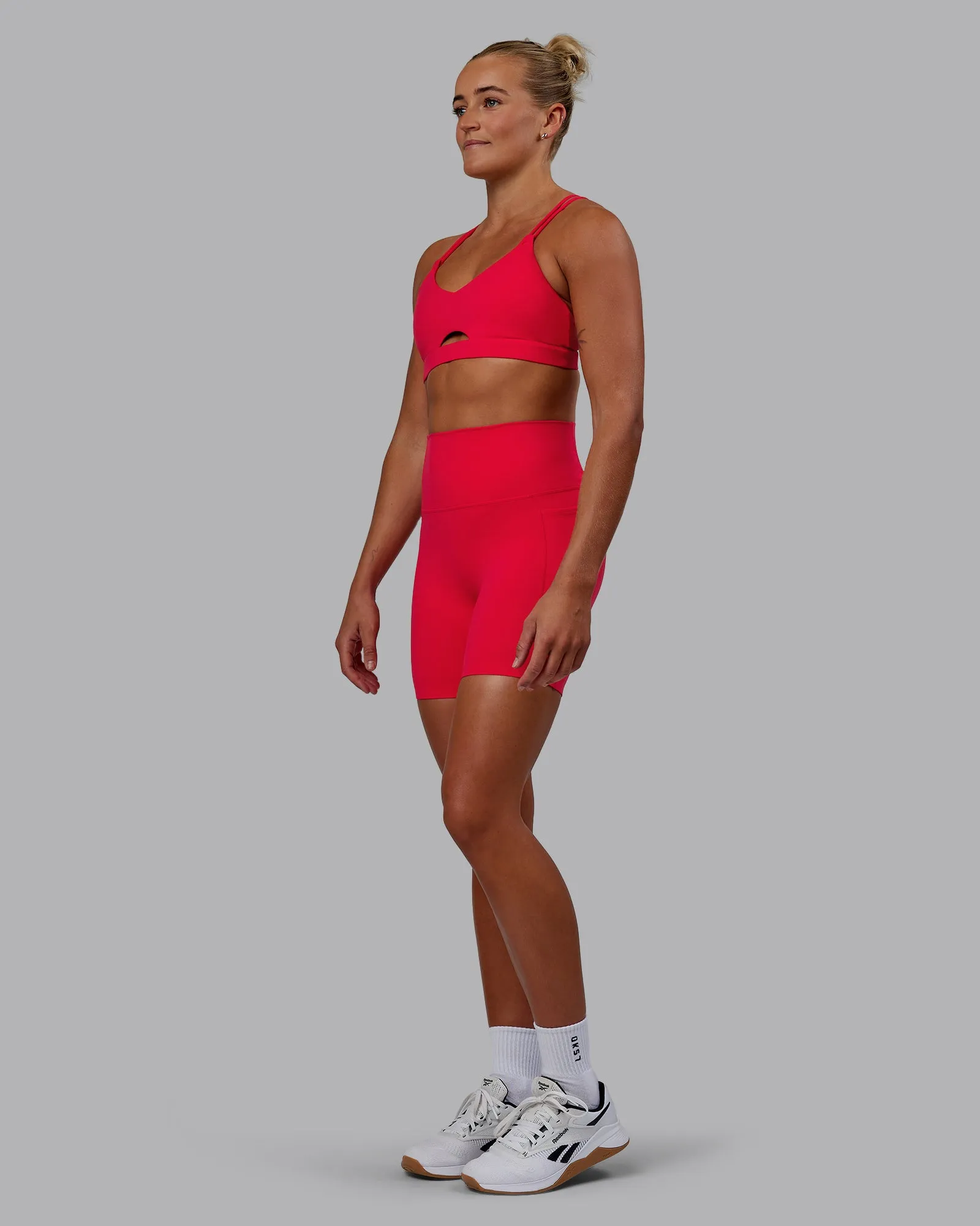 Pursue Sports Bra - Scarlet sold by LSKD product image thumbnail 5